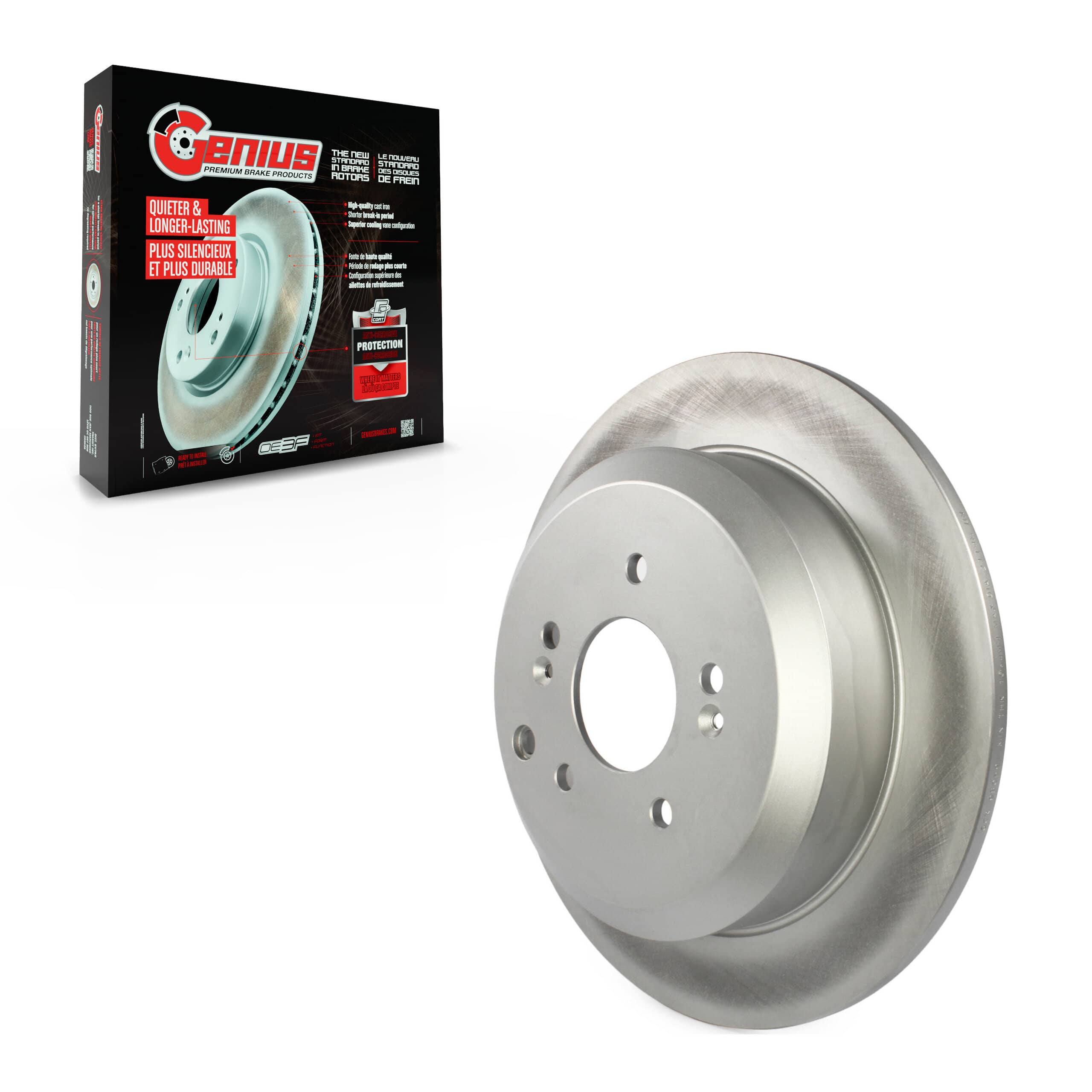 Genius - GCR-980597 - Rear Disc Brake Rotor