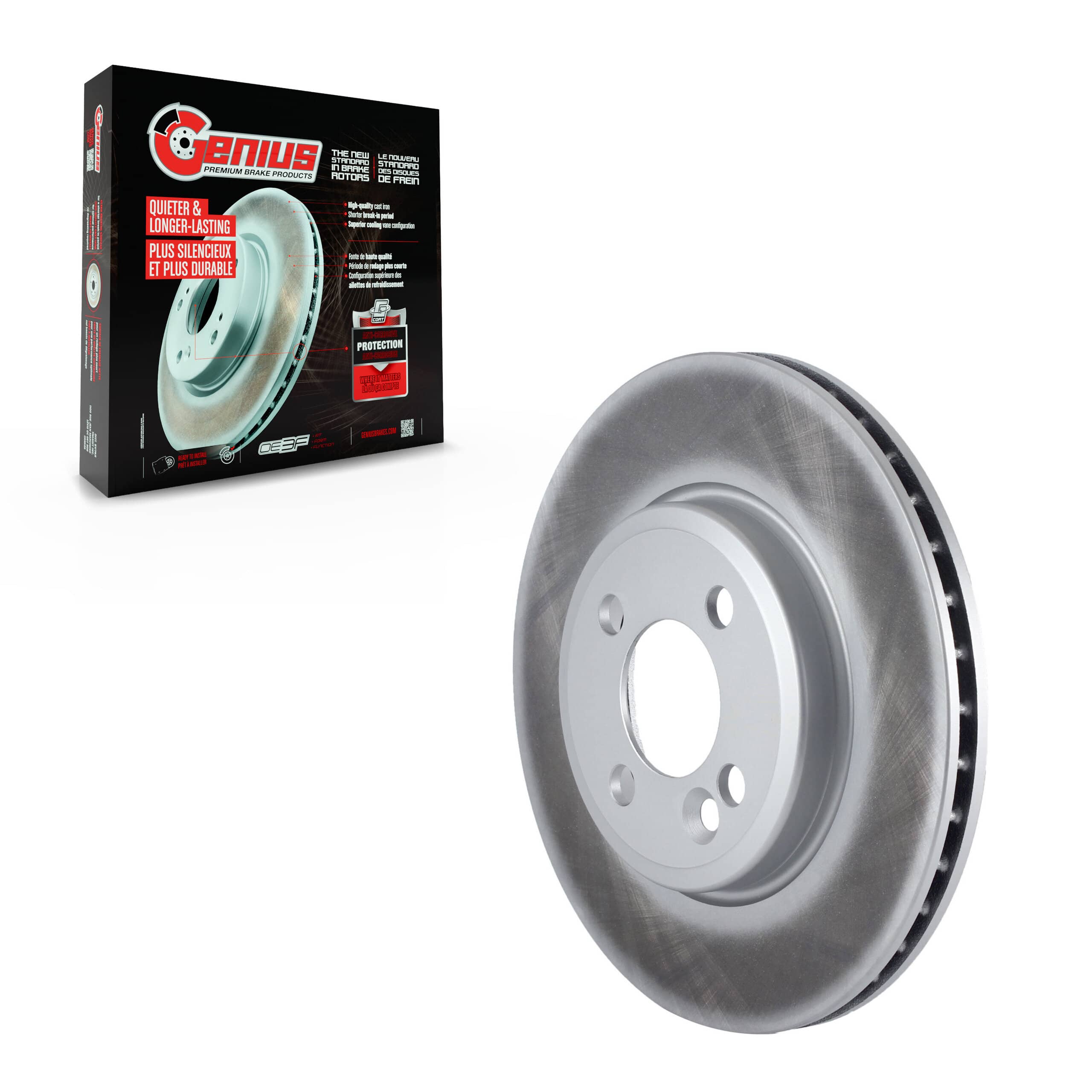 Genius - GCR-980606 - Front Disc Brake Rotor