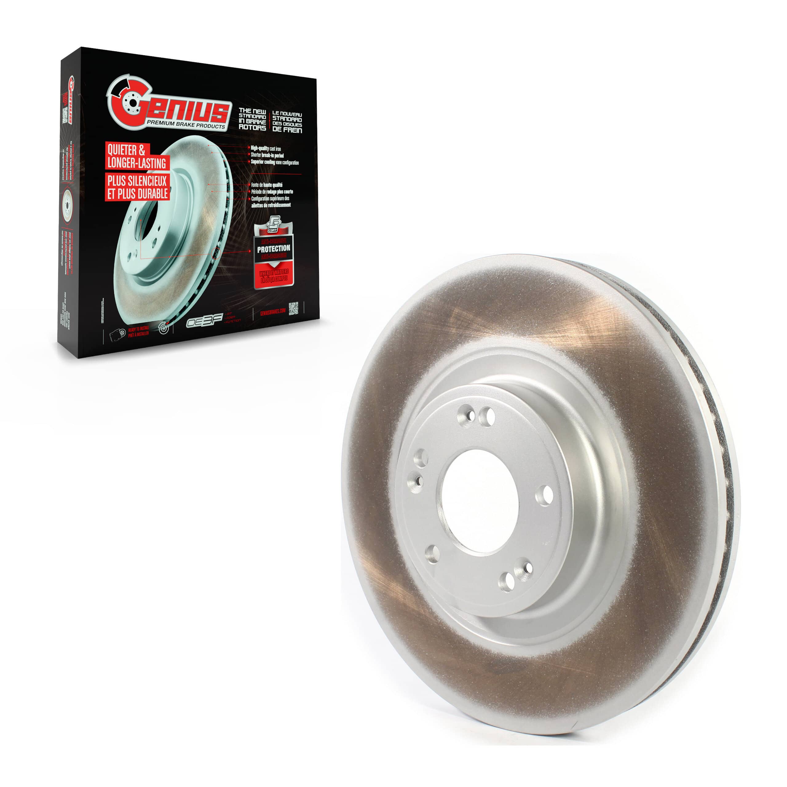 Genius - GCR-980711 - Front Disc Brake Rotor