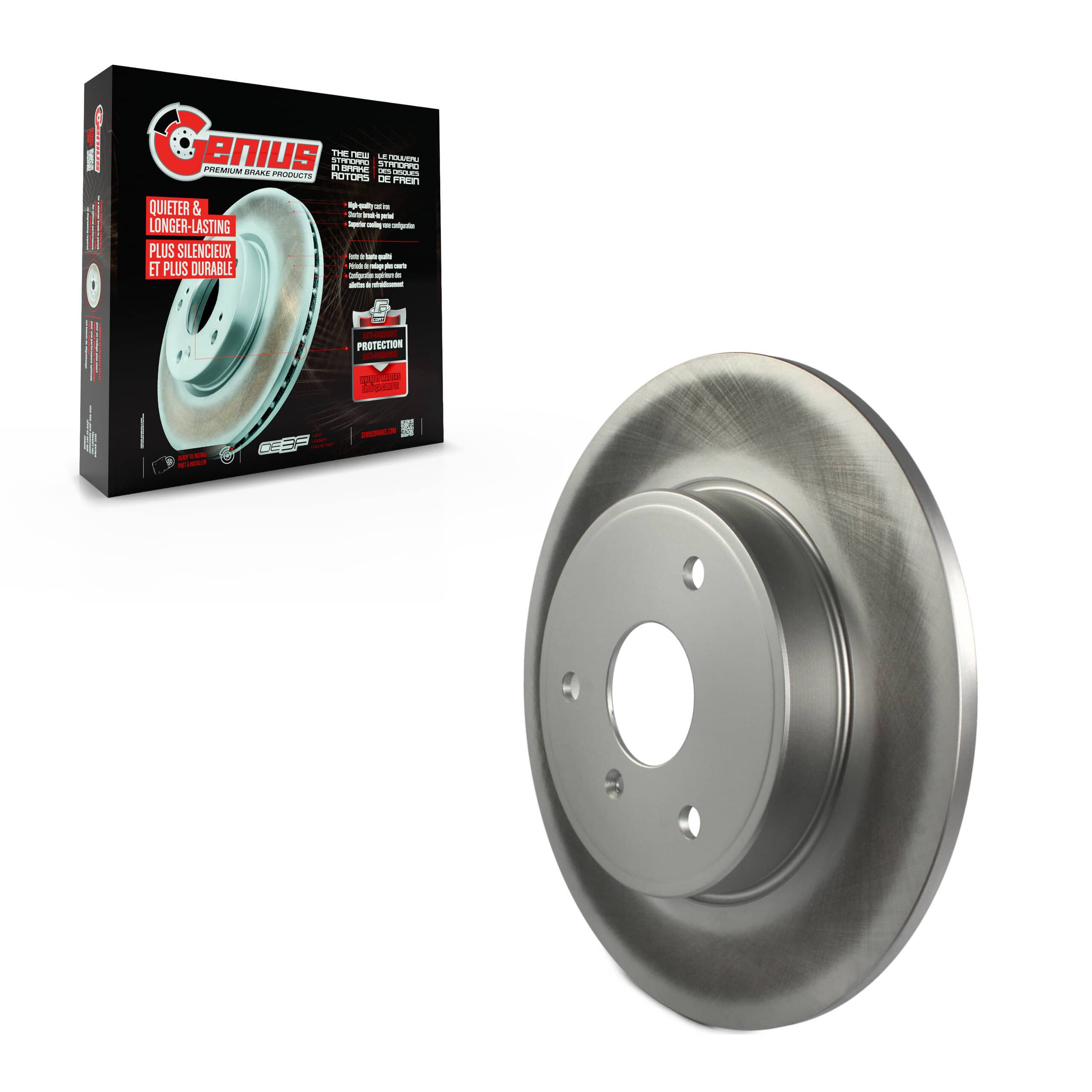 Genius - GCR-980806 - Front Disc Brake Rotor