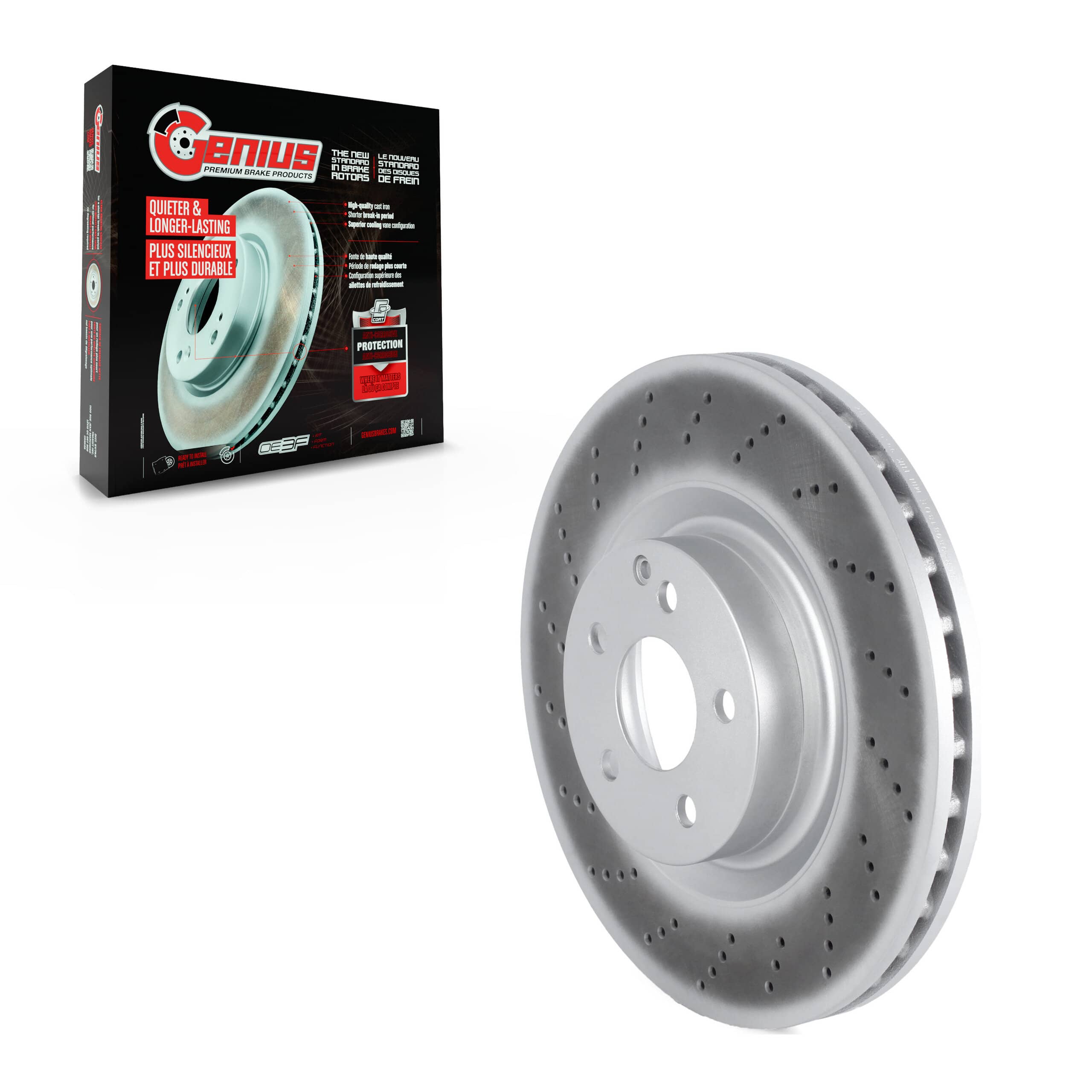 Genius - GCR-980818OE - Front Disc Brake Rotor