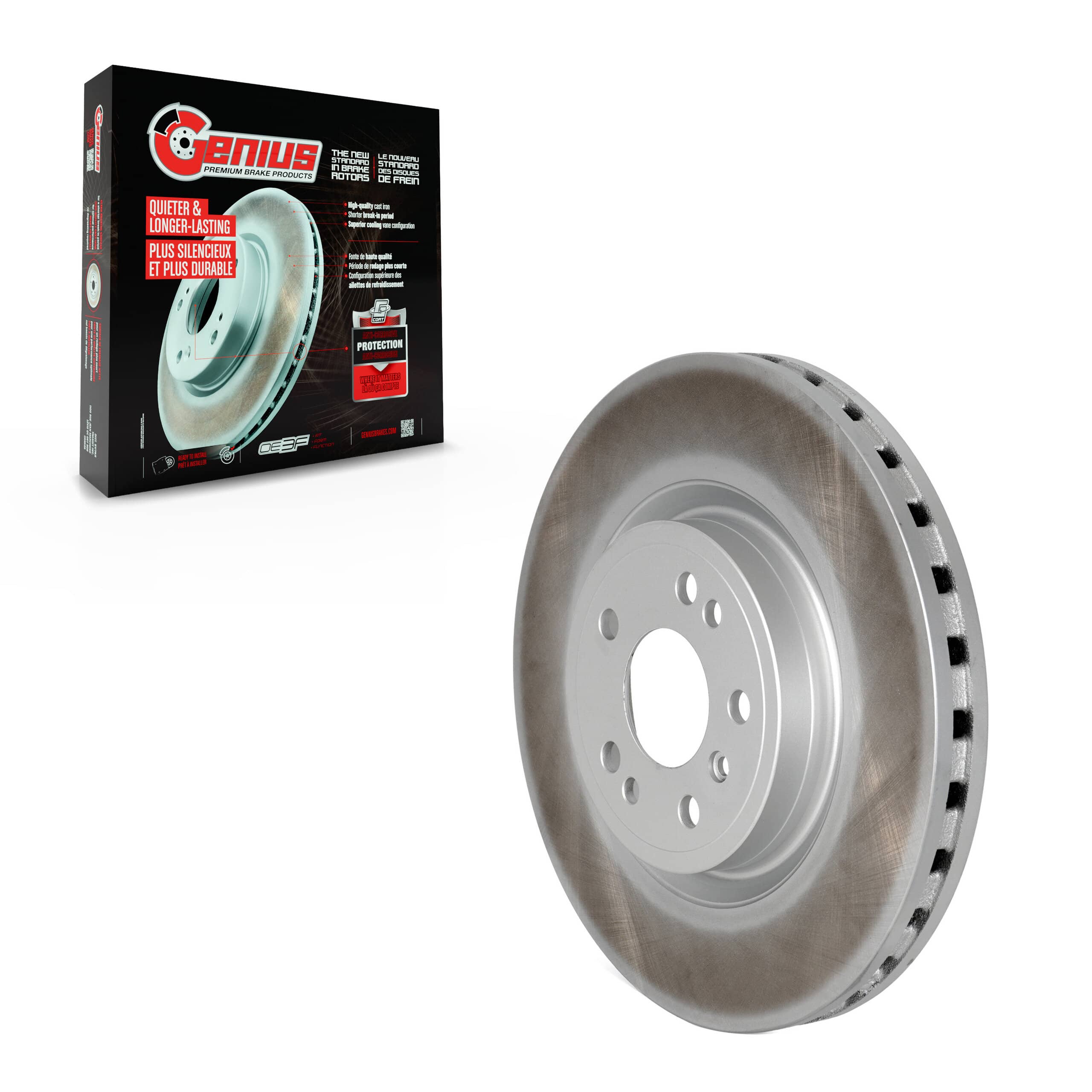 Genius - GCR-981000 - Front Disc Brake Rotor