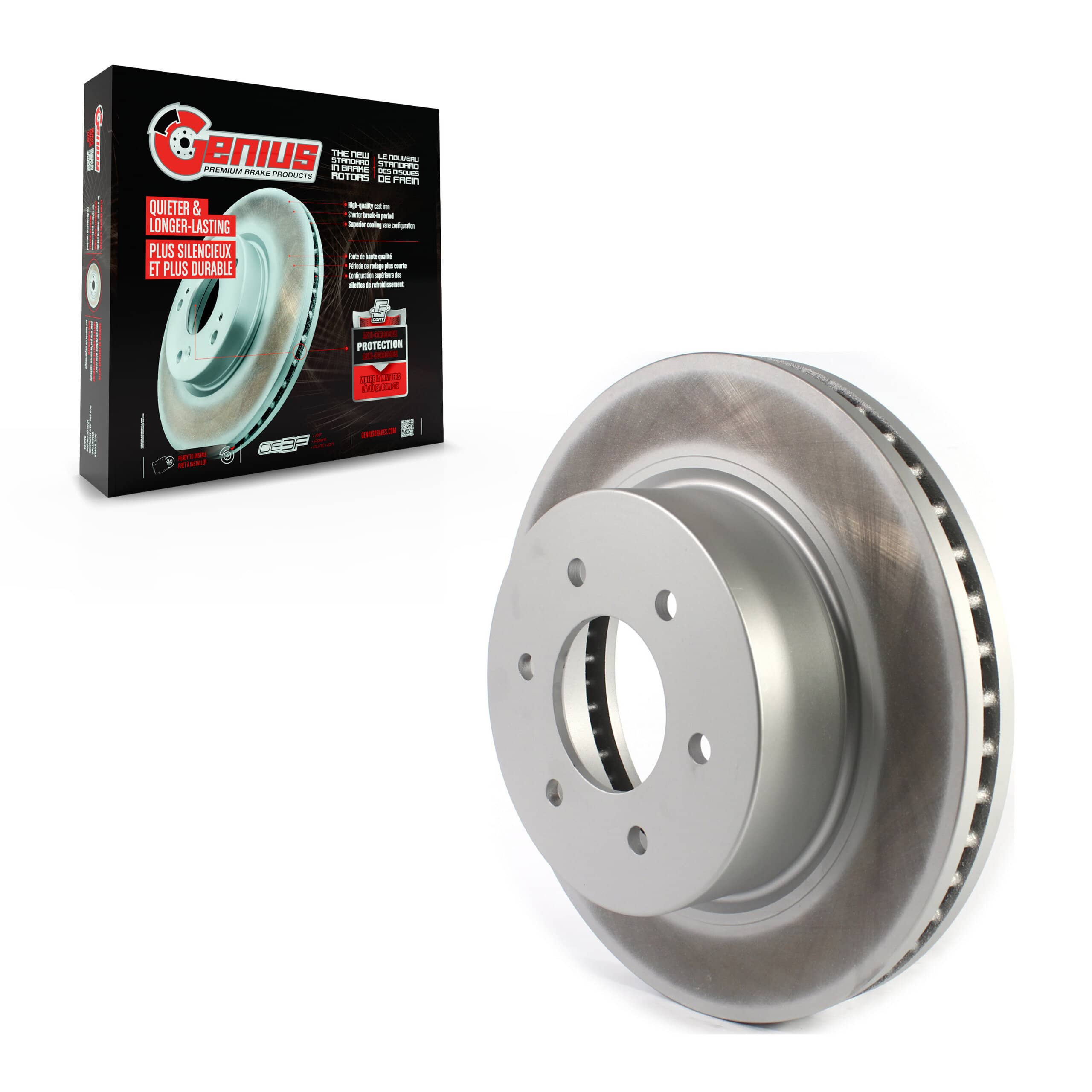 Genius - GCR-982035 - Front Disc Brake Rotor