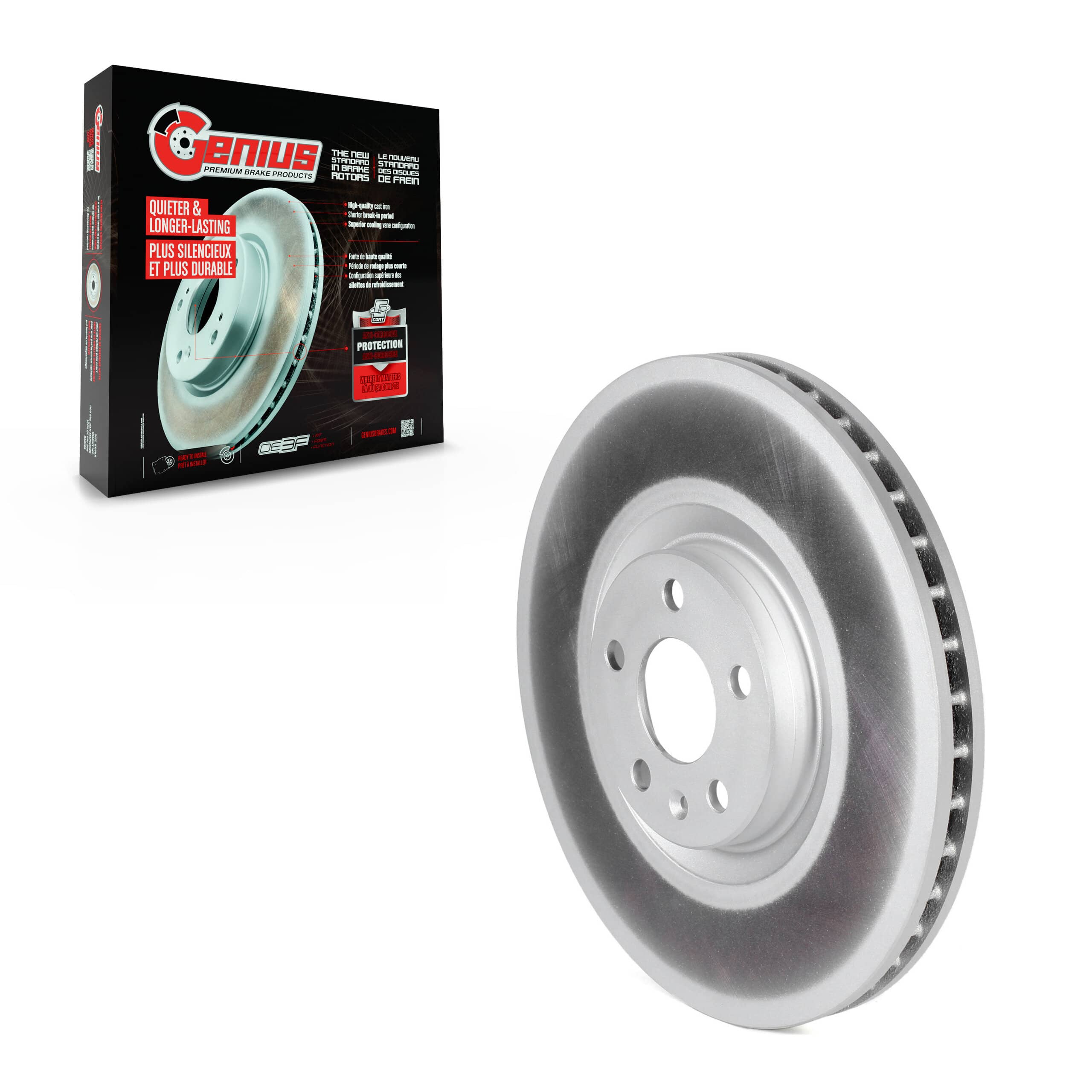 Genius - GCR-982110 - Front Disc Brake Rotor