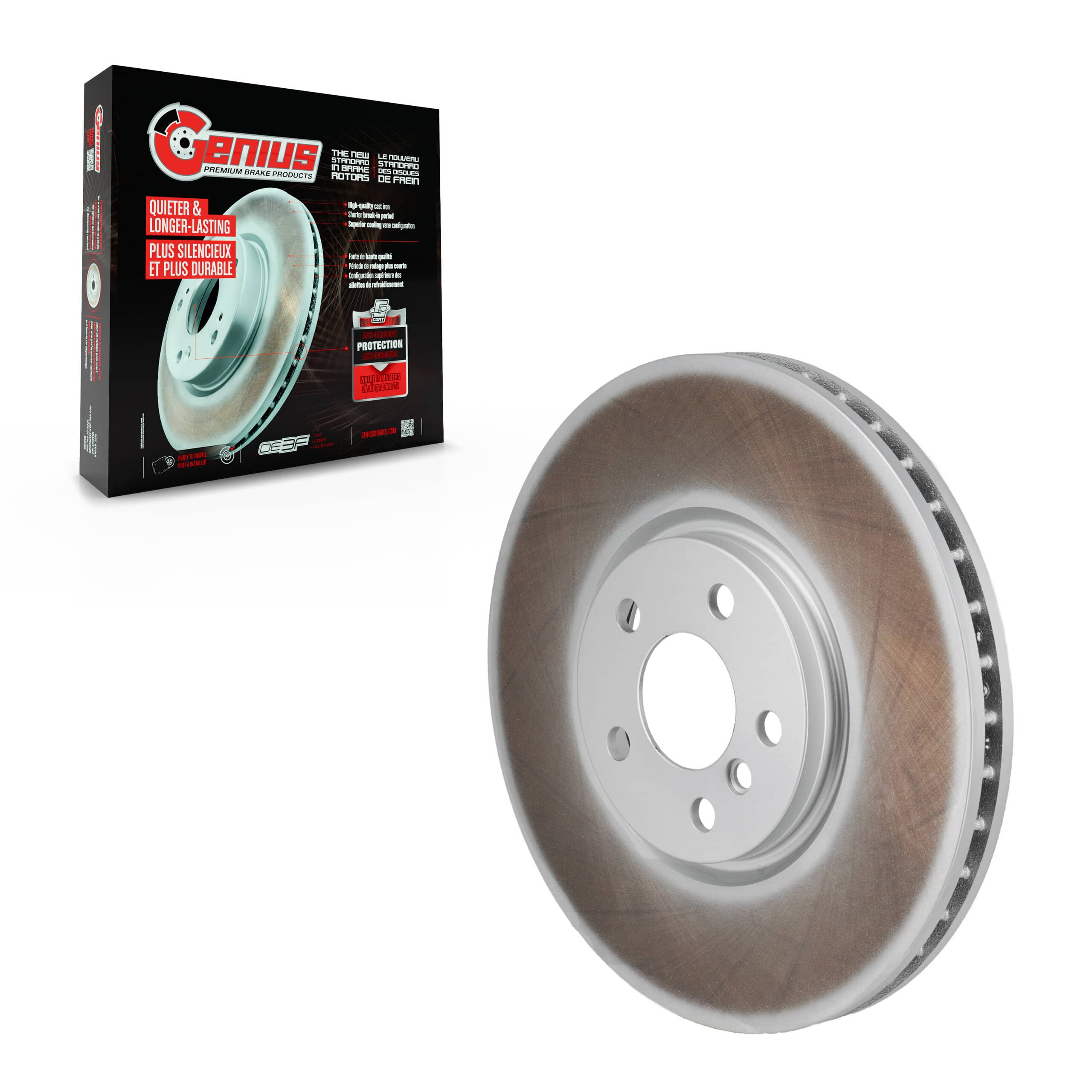 Genius - GCR-982127 - Front Disc Brake Rotor