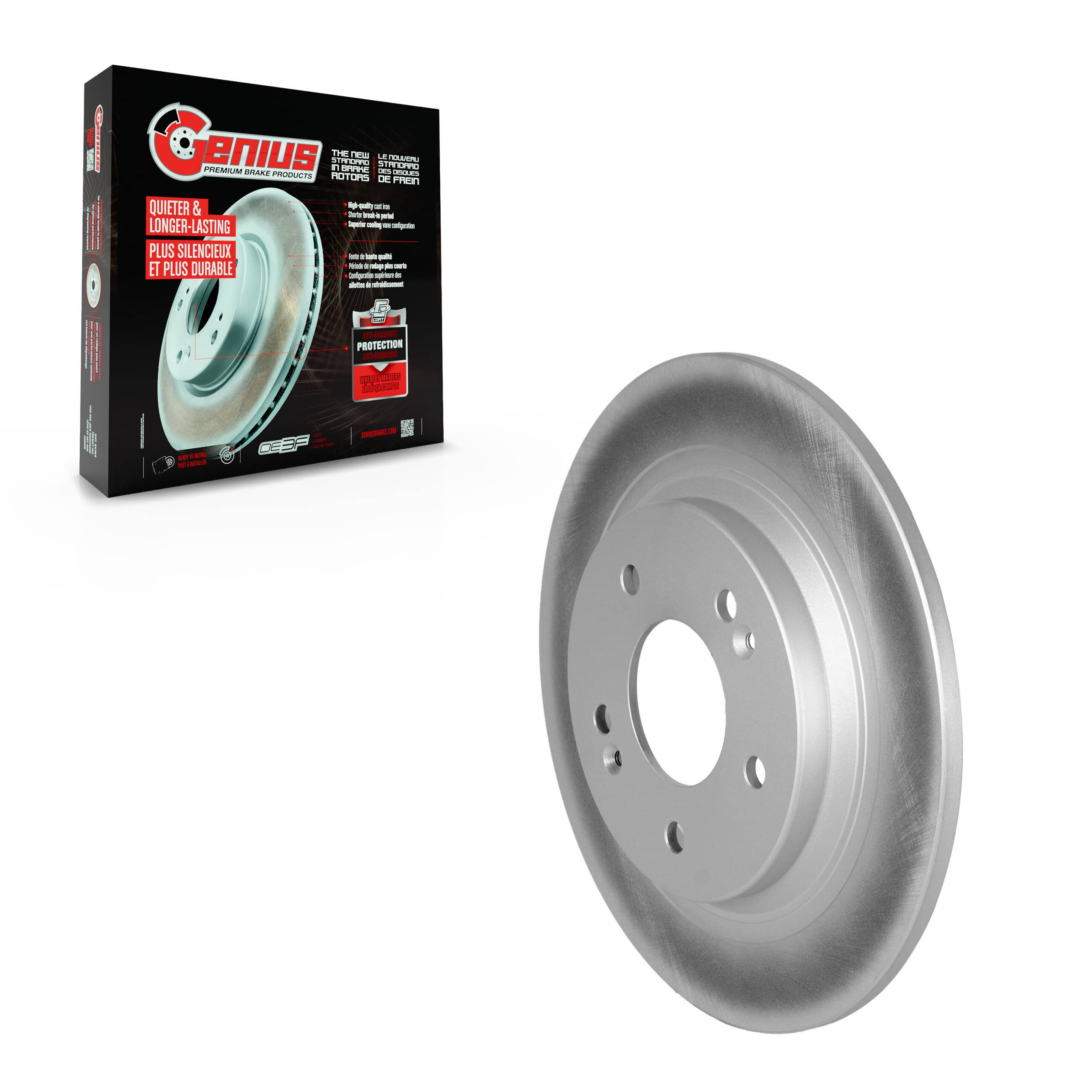 Genius - GCR-982362 - Rear Disc Brake Rotor
