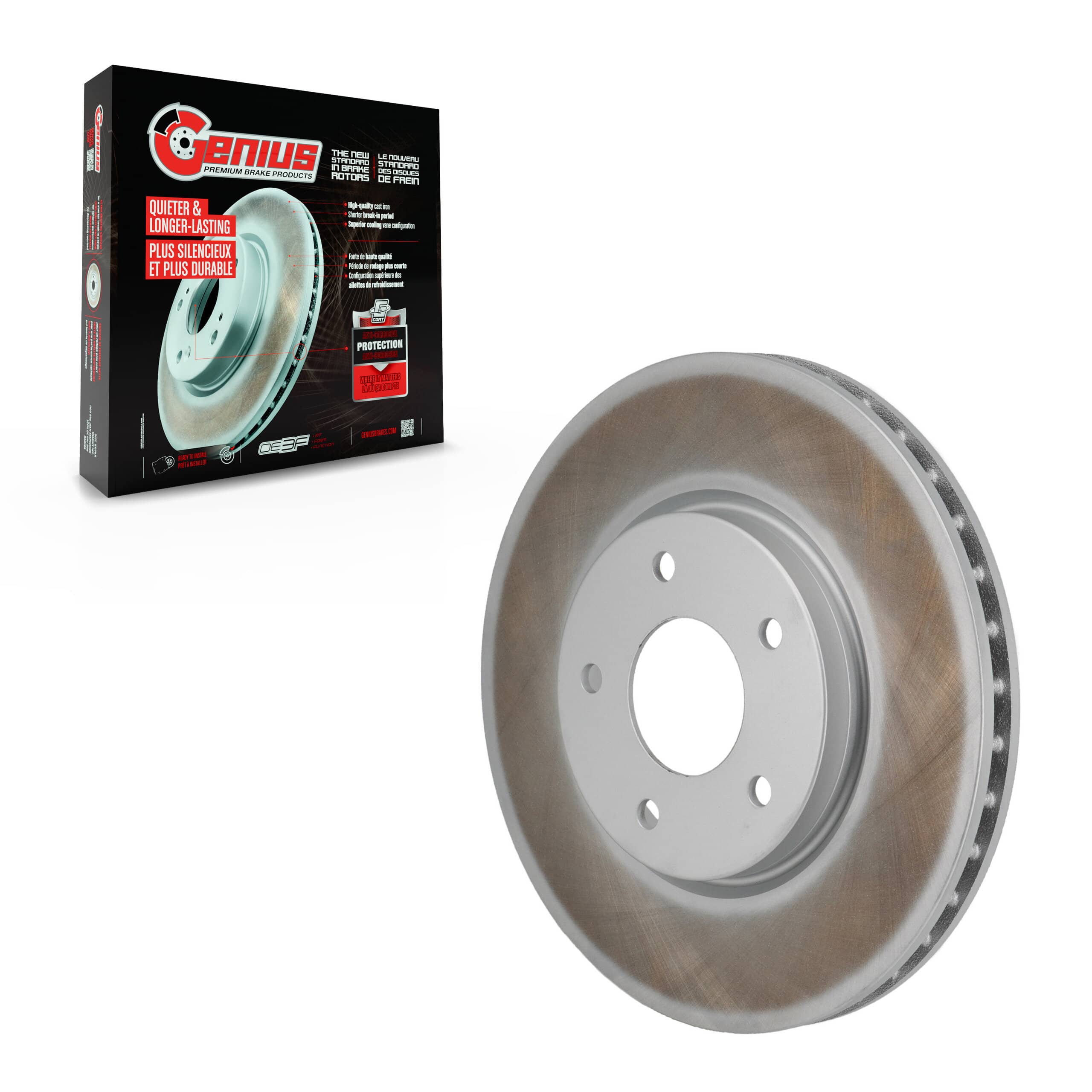 Genius - GCR-982778 - Front Disc Brake Rotor