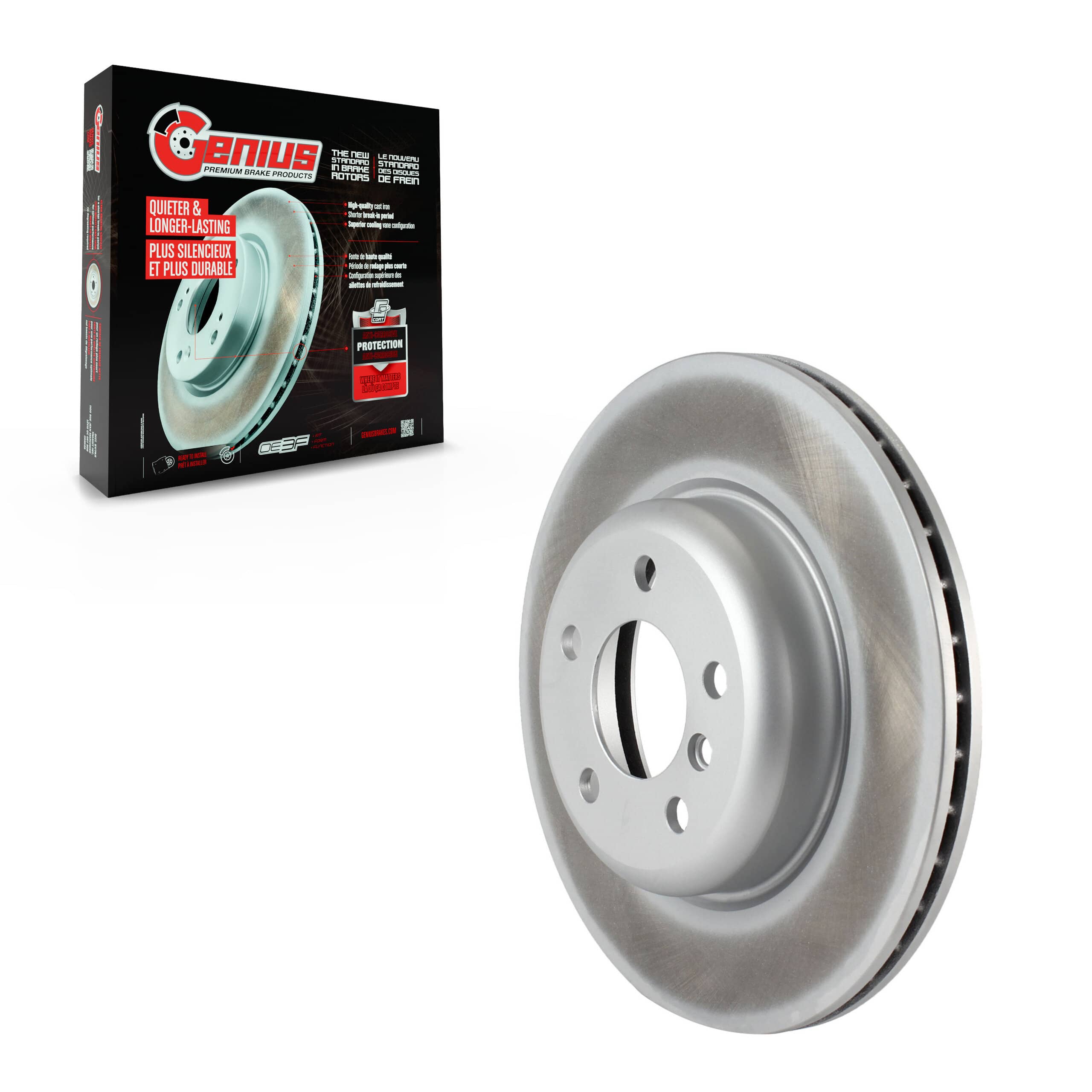 Genius - GCR-G8134 - Front Disc Brake Rotor