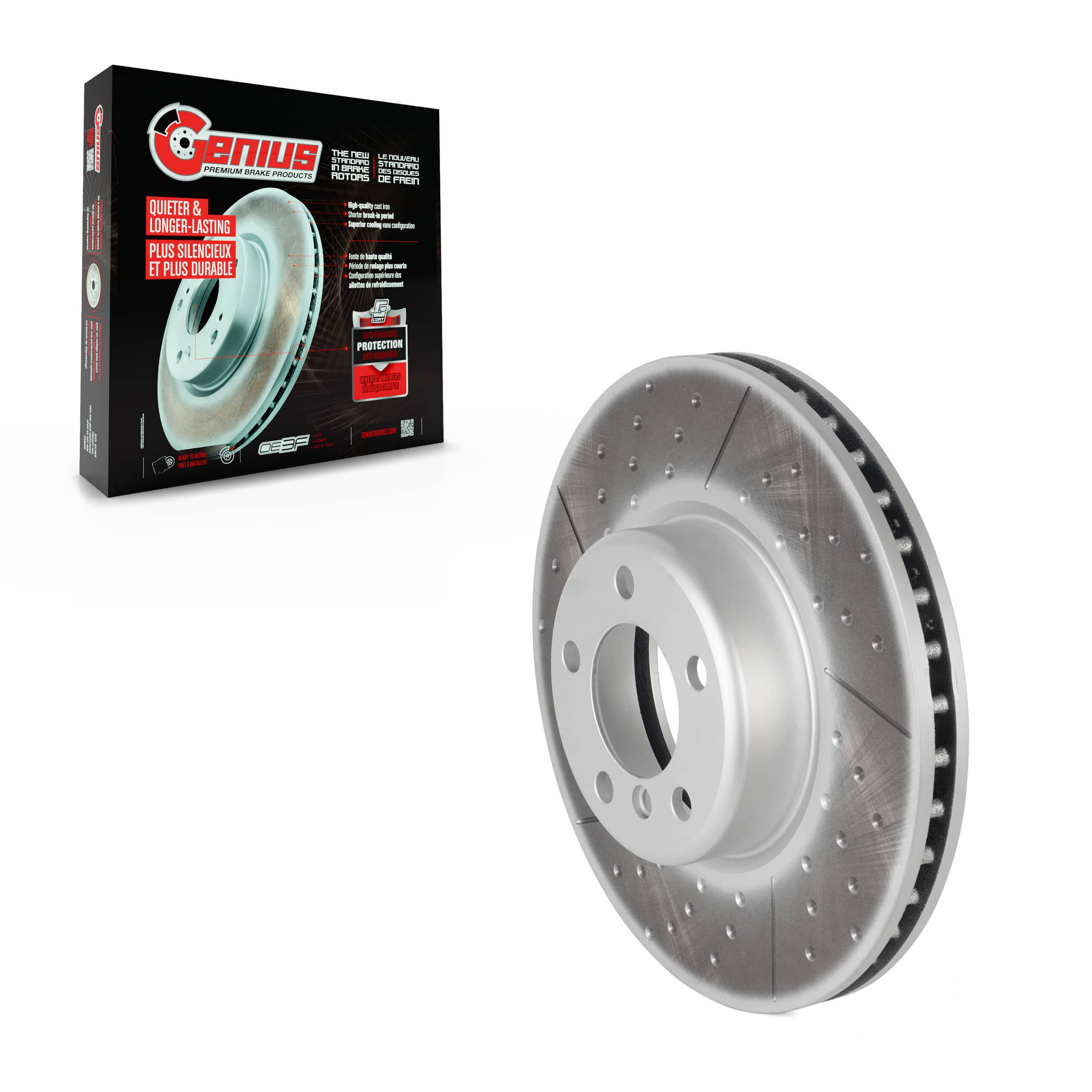 Genius - GCR-G8168OE - Front Disc Brake Rotor