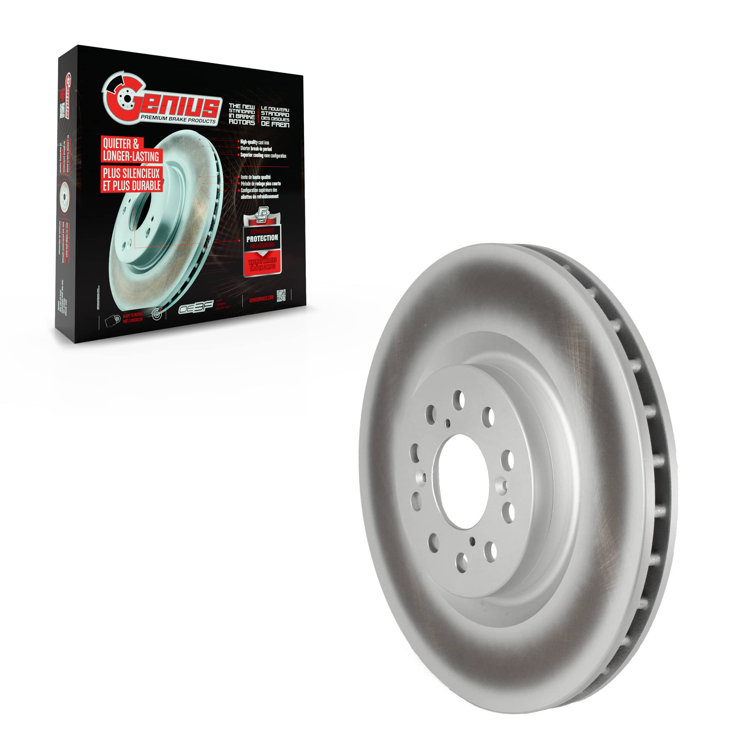 Genius - GCR-G8323 - Front Disc Brake Rotor