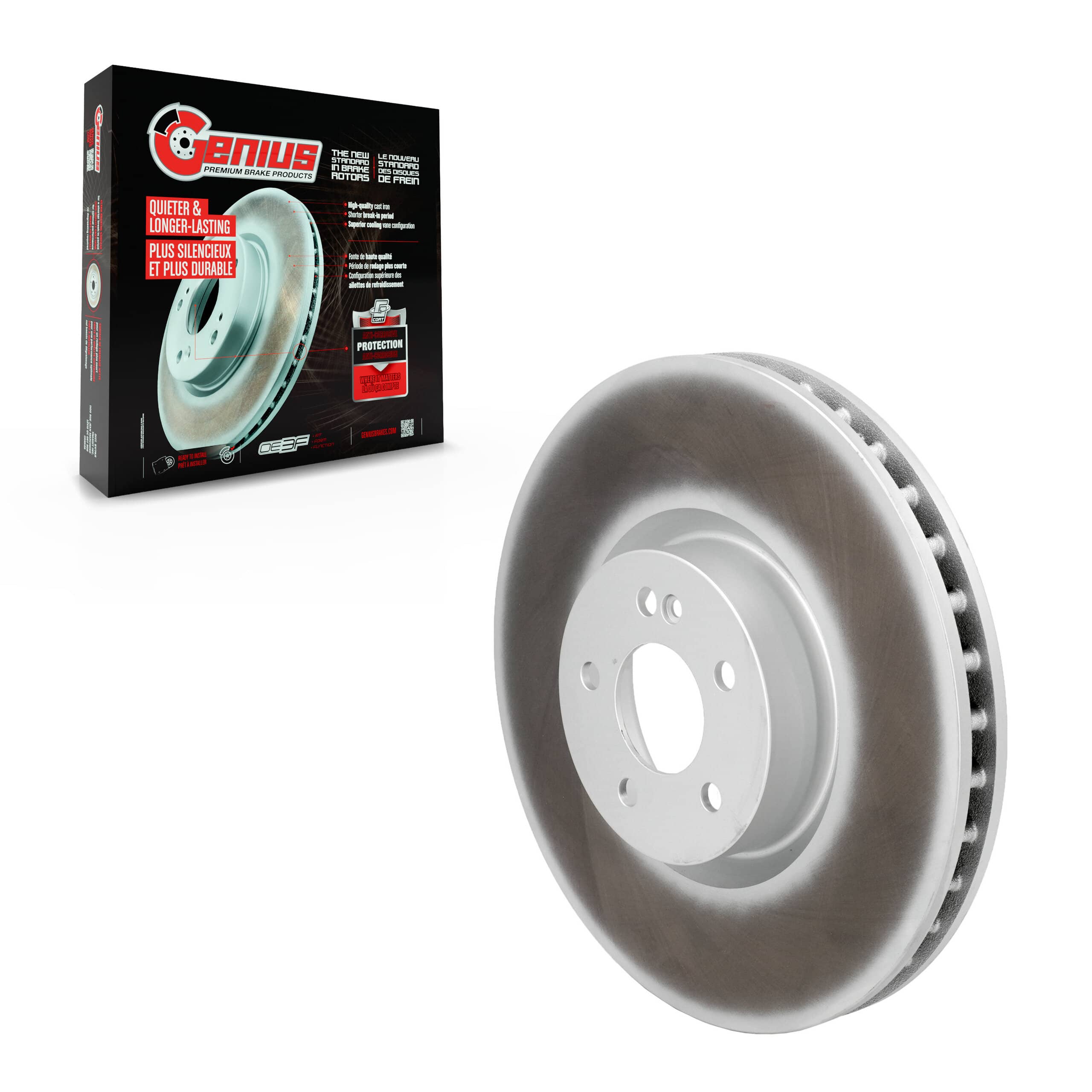 Genius - GCR-G8345 - Front Disc Brake Rotor