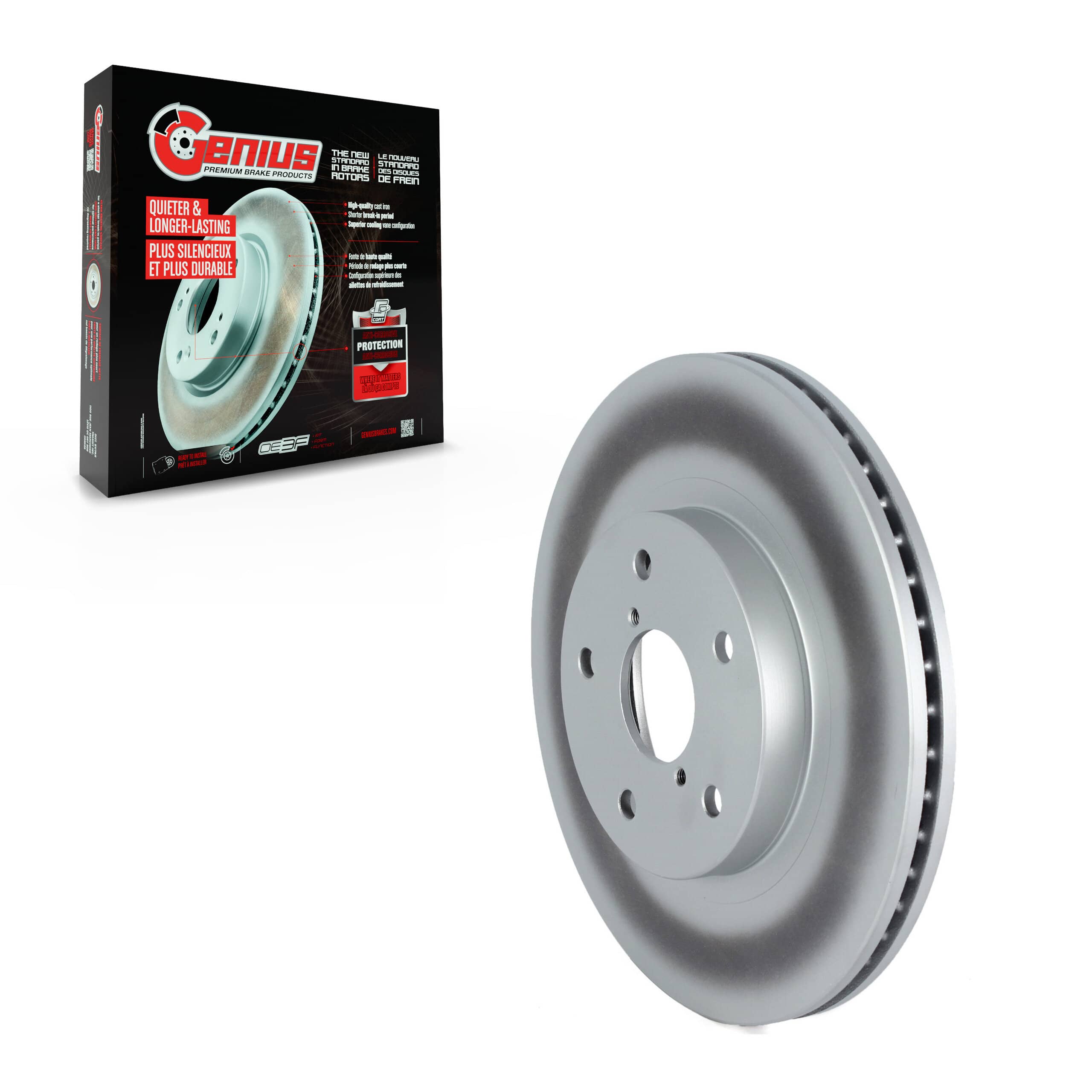 Genius - GCR-G8379 - Front Disc Brake Rotor