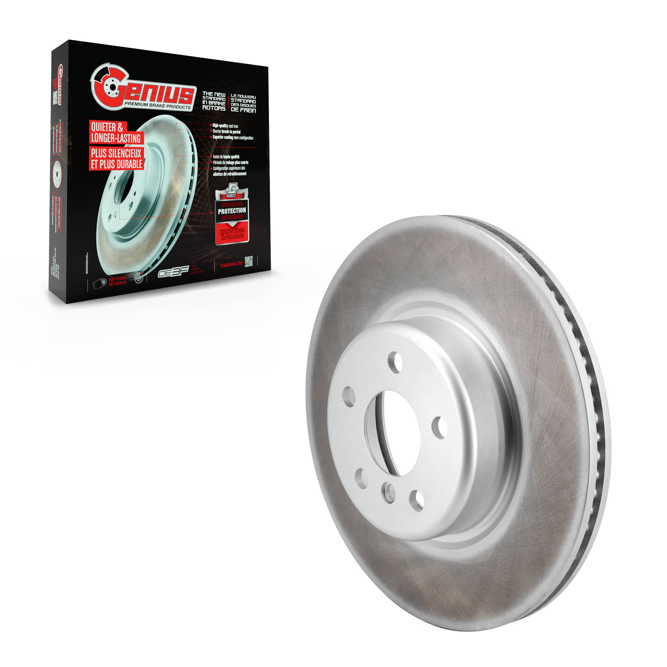 Genius - GCR-G8425 - Front Disc Brake Rotor