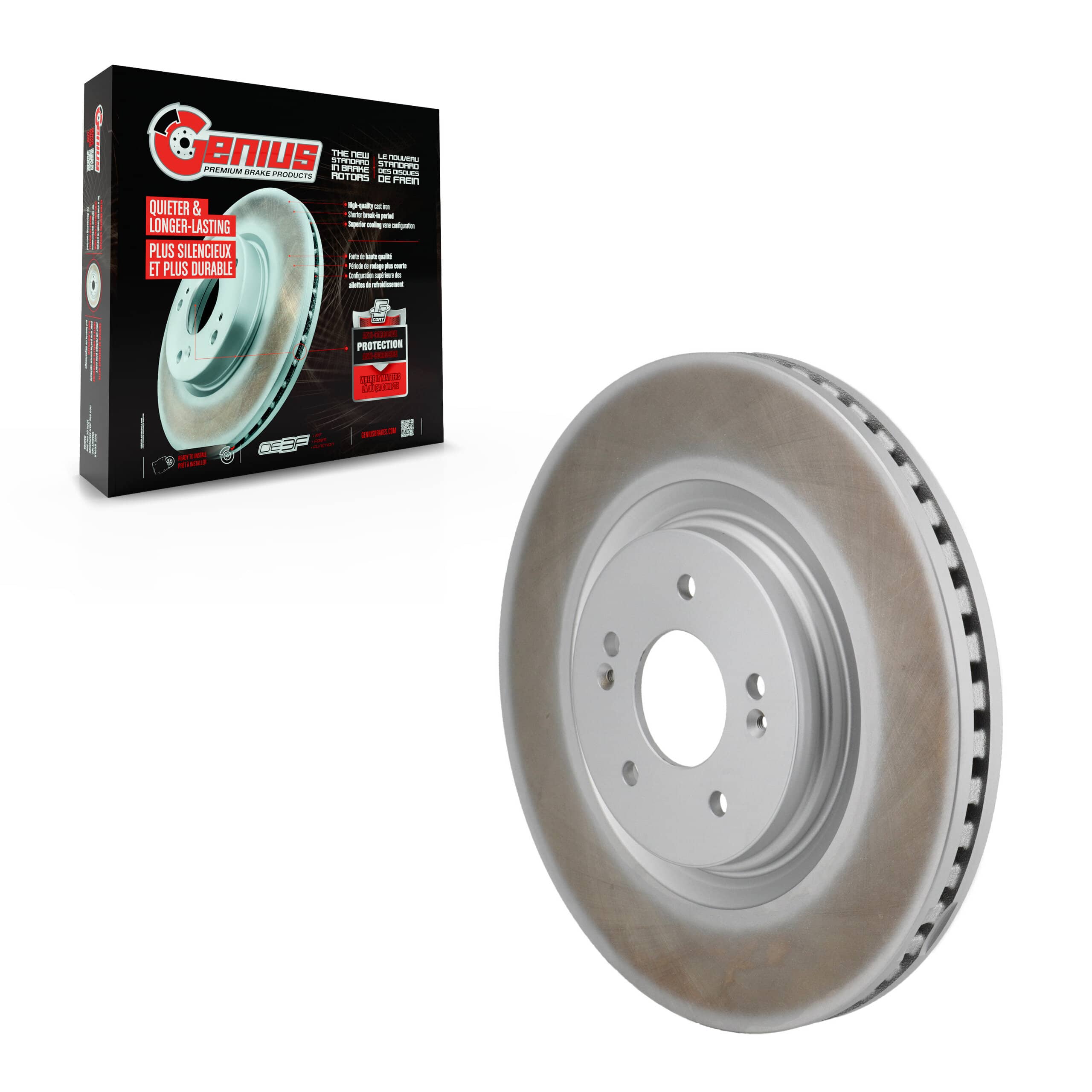 Genius - GCR-G8435 - Front Disc Brake Rotor