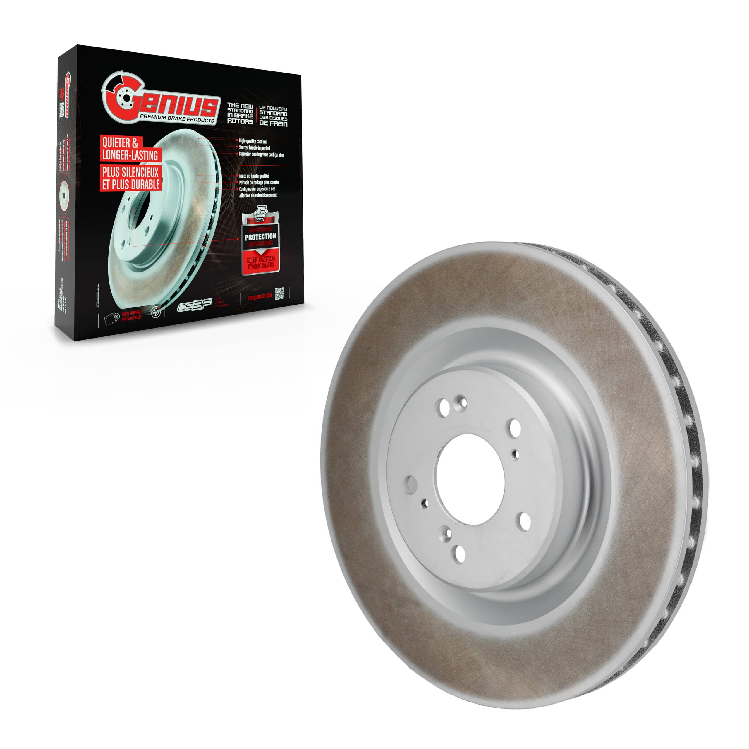 Genius - GCR-G8462 - Front Disc Brake Rotor