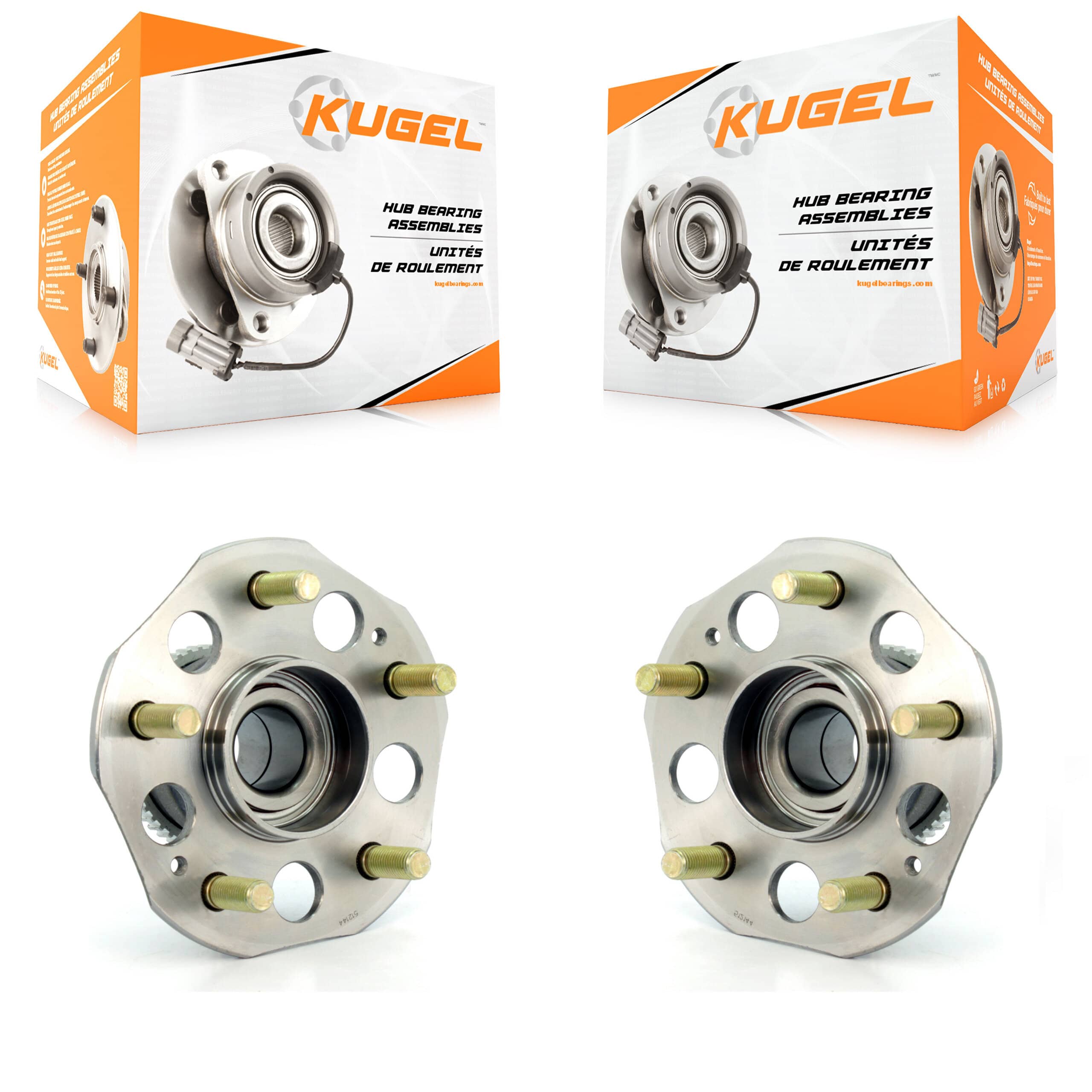 Kugel - K70-100569 - Rear Wheel Bearing and Hub Assembly Kits