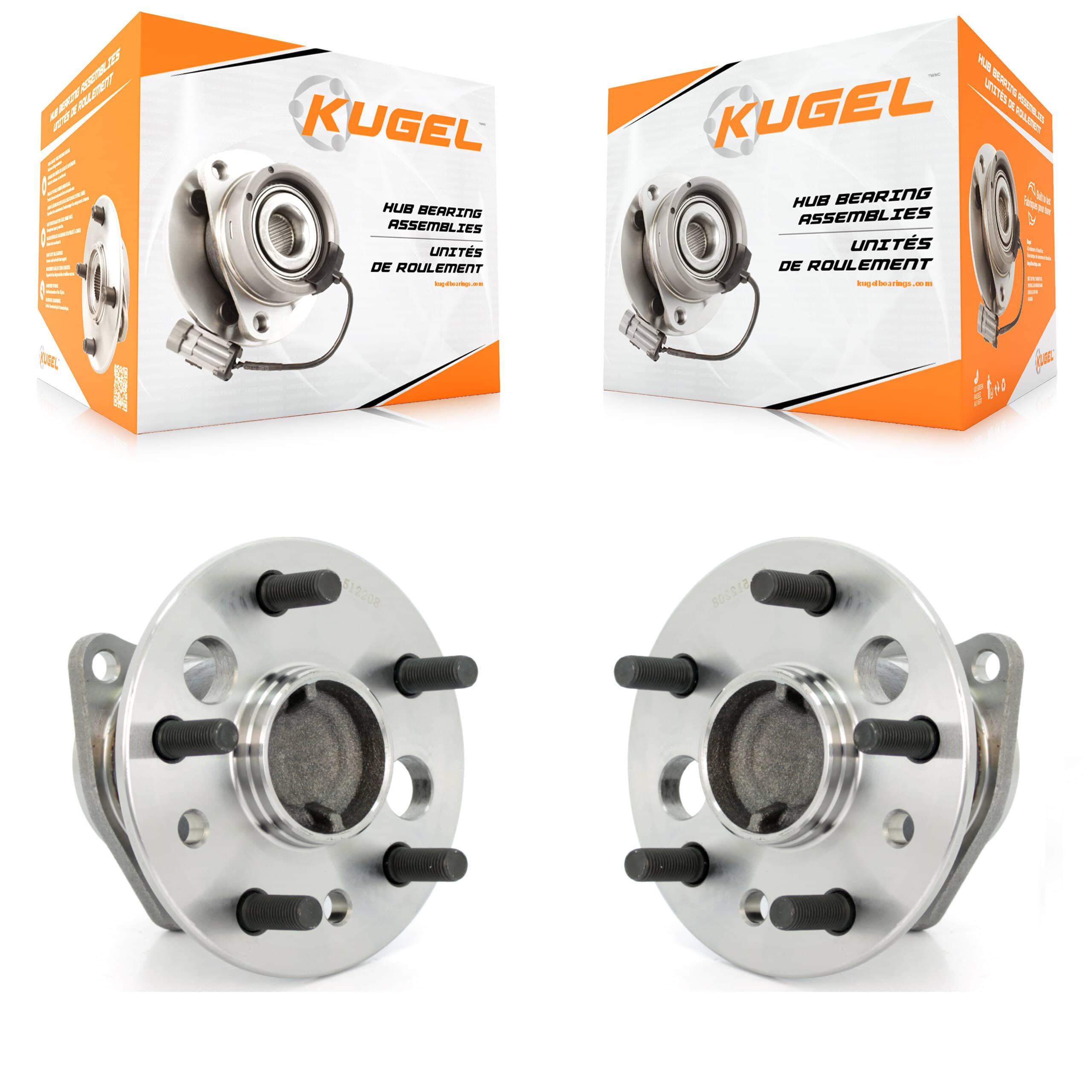 Kugel - K70-100601 - Rear Wheel Bearing and Hub Assembly Kits