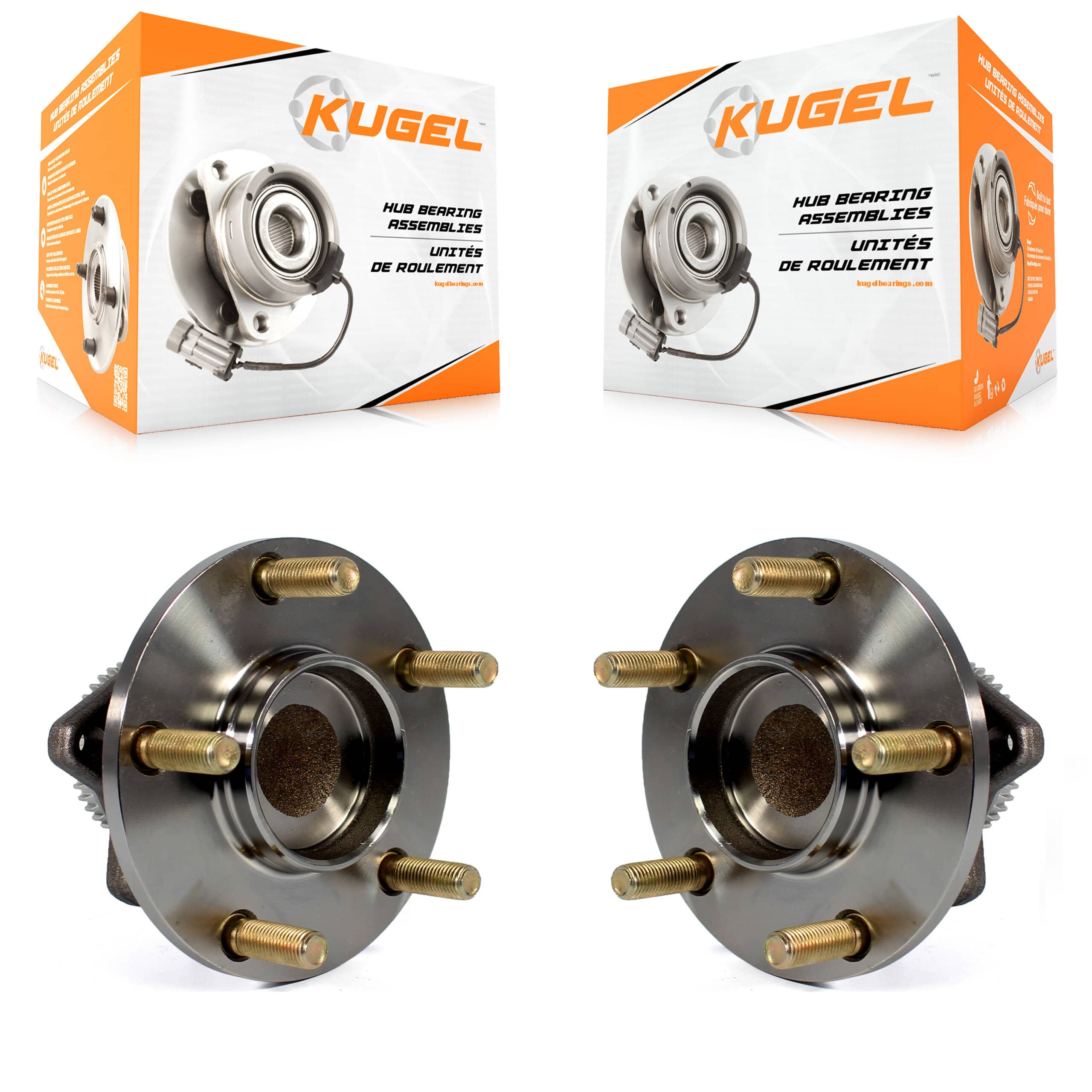 Kugel - K70-100630 - Rear Wheel Bearing and Hub Assembly Kits