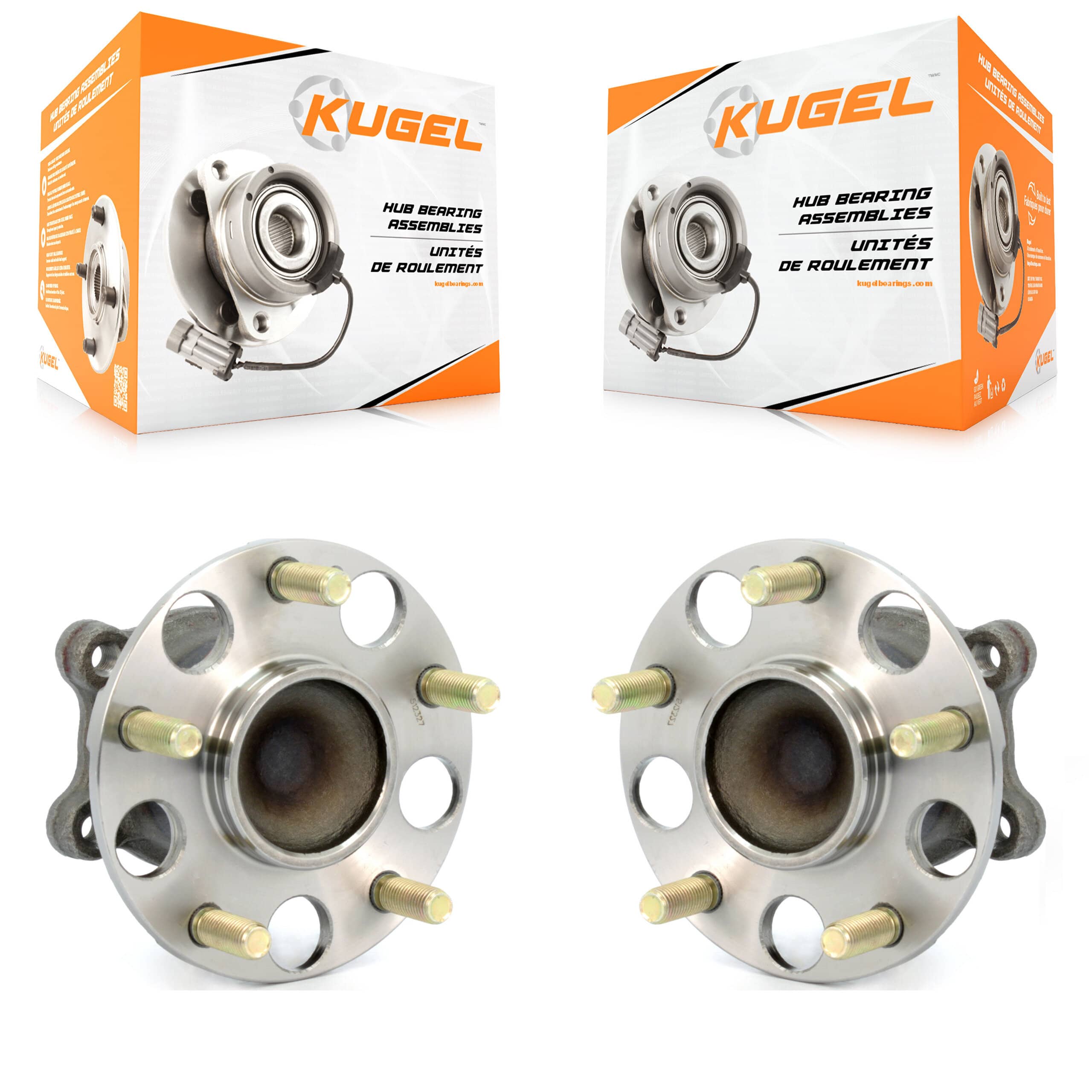 Kugel - K70-100662 - Rear Wheel Bearing and Hub Assembly Kits