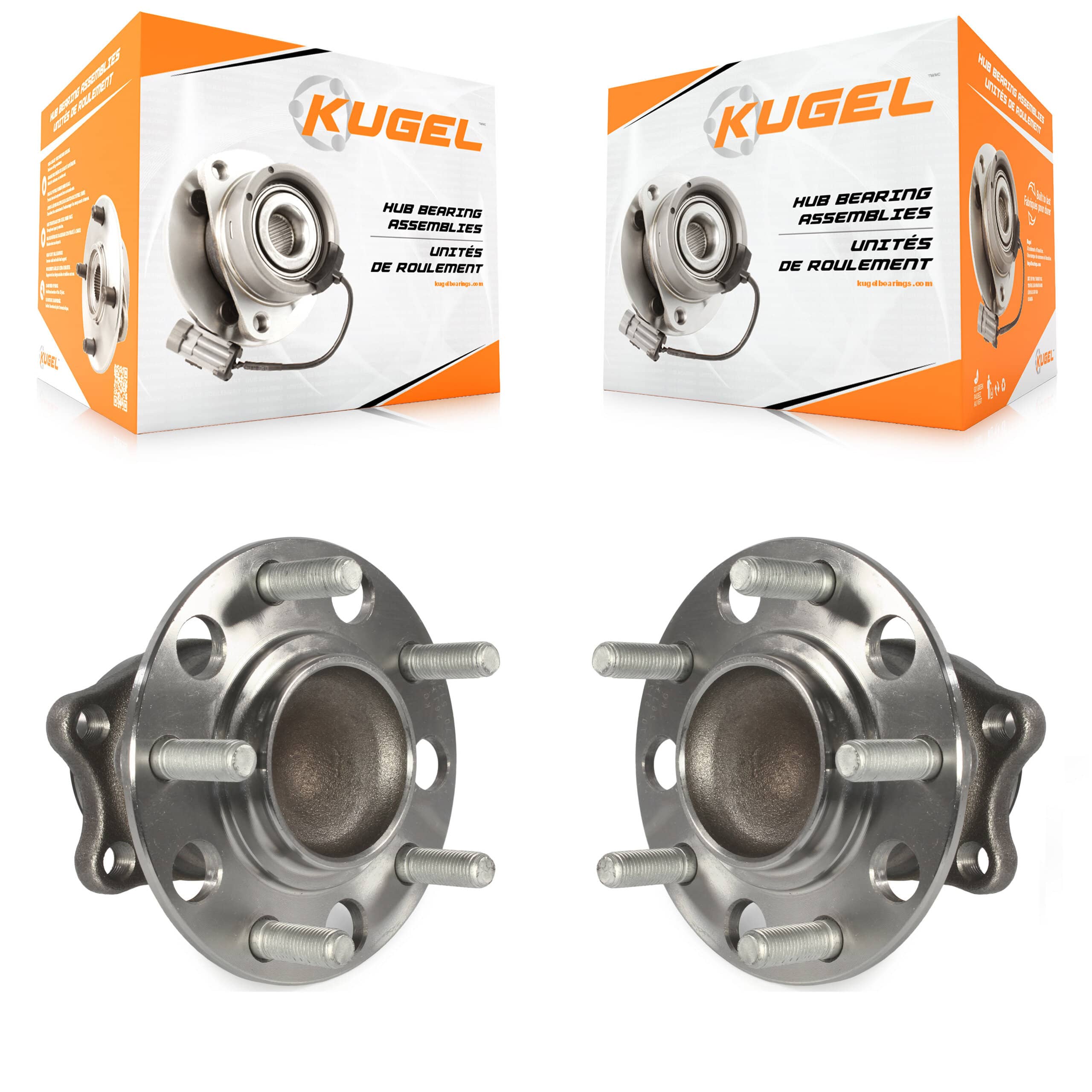 Kugel - K70-100696 - Rear Wheel Bearing and Hub Assembly Kits