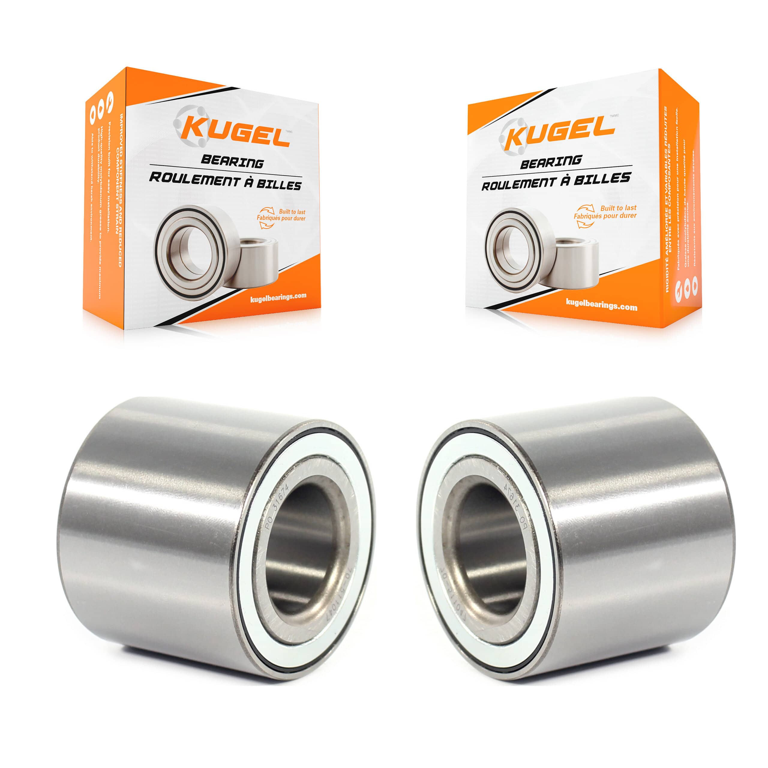 Kugel - K70-101366 - Rear Wheel Bearing Kits