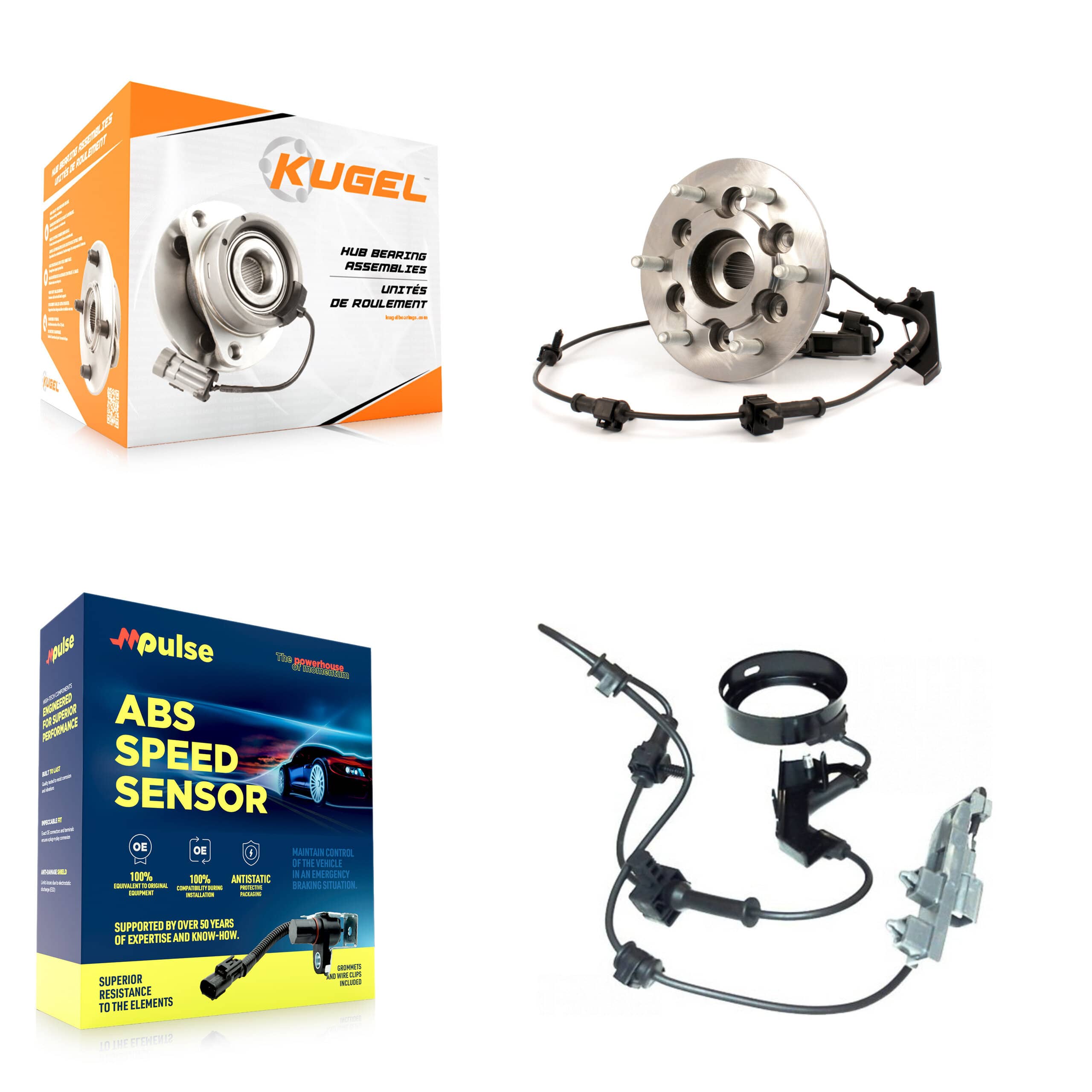 Kugel - K7S-100010 - Front Left Wheel Bearing and Hub Assembly Kits