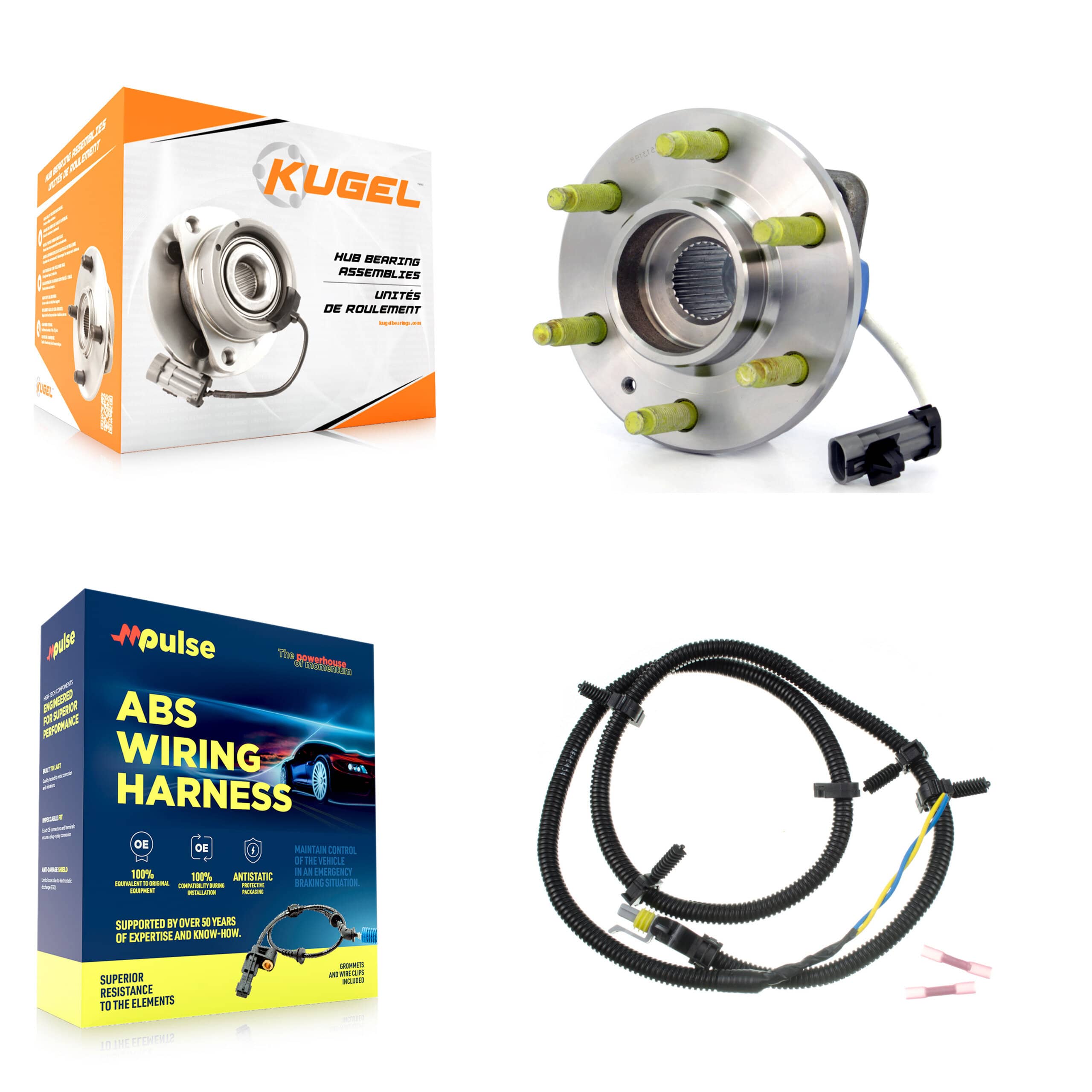 Kugel - K7S-100019 - Front Wheel Bearing and Hub Assembly Kits