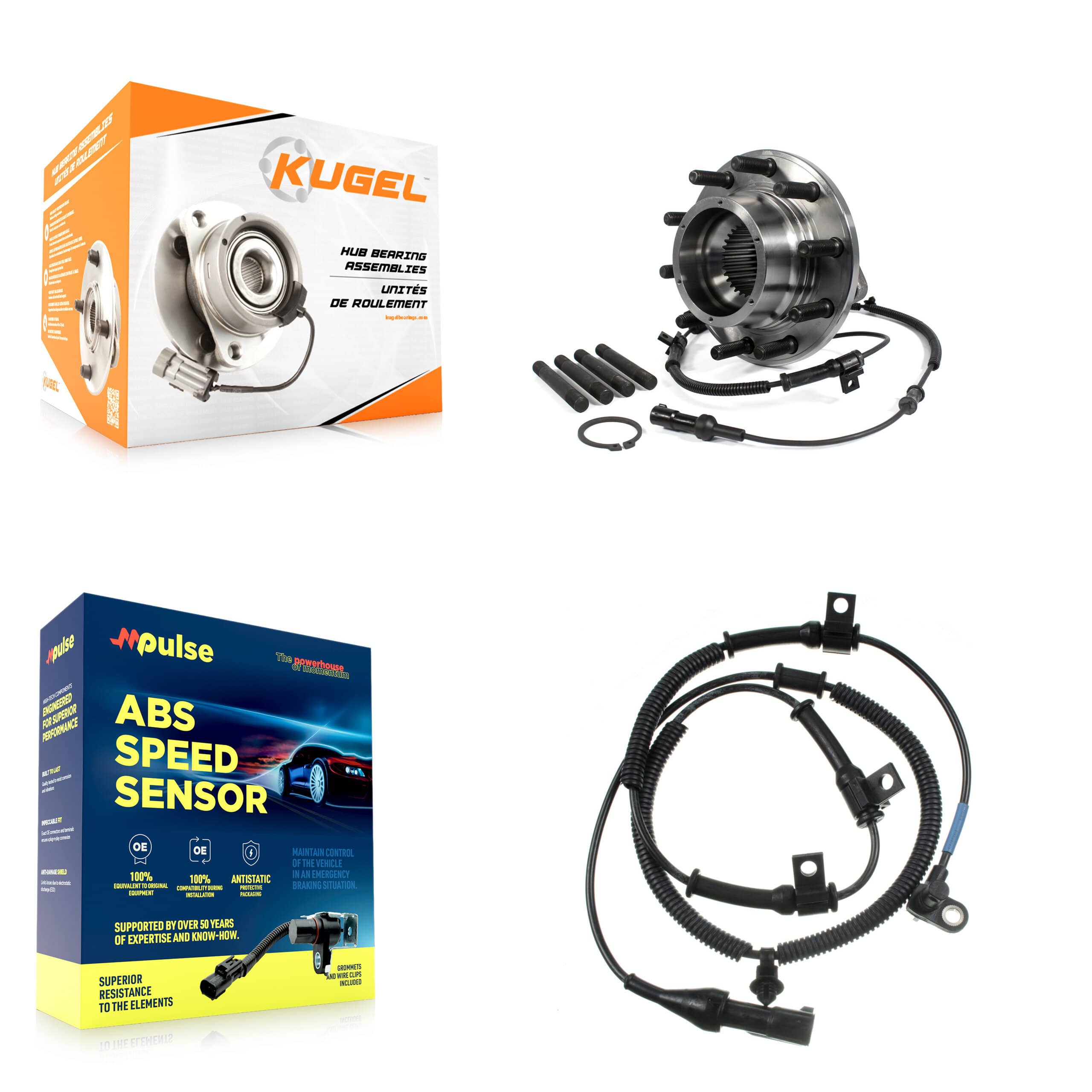 Kugel - K7S-100145 - Front Wheel Bearing and Hub Assembly Kits