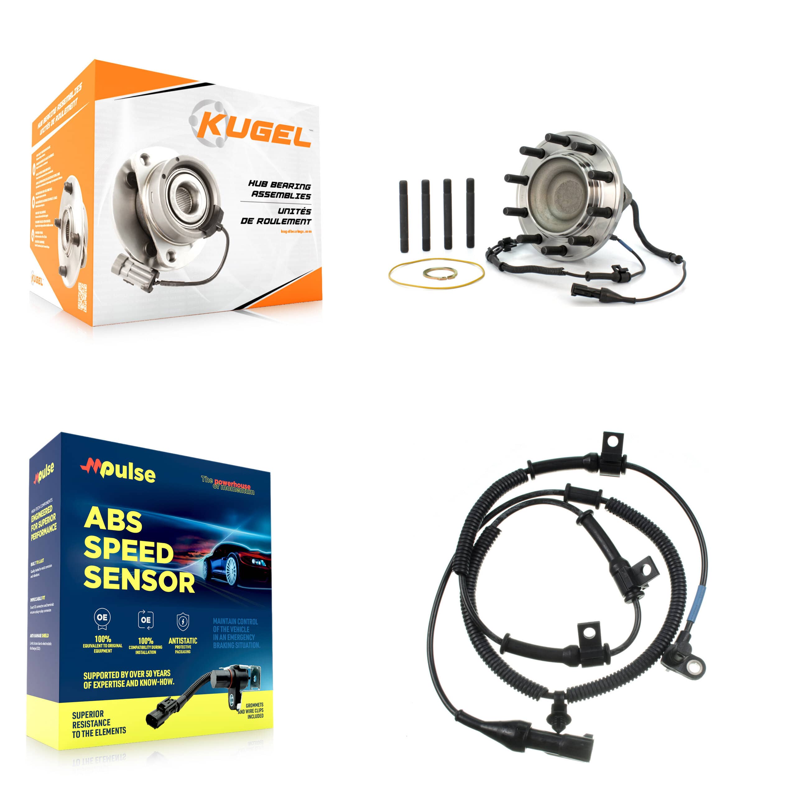 Kugel - K7S-100146 - Front Wheel Bearing and Hub Assembly Kits