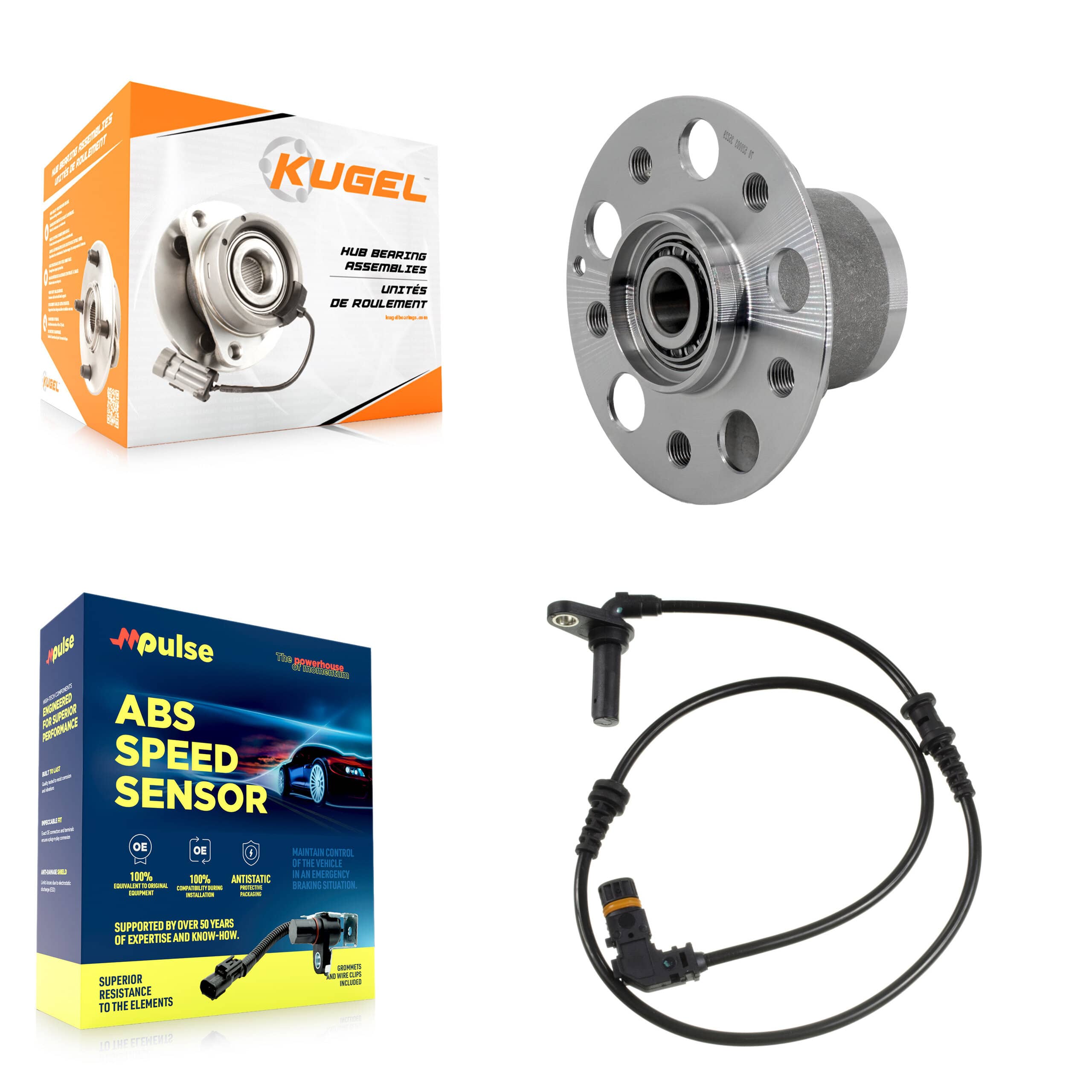 Kugel - K7S-103294 - Front Wheel Bearing and Hub Assembly Kits
