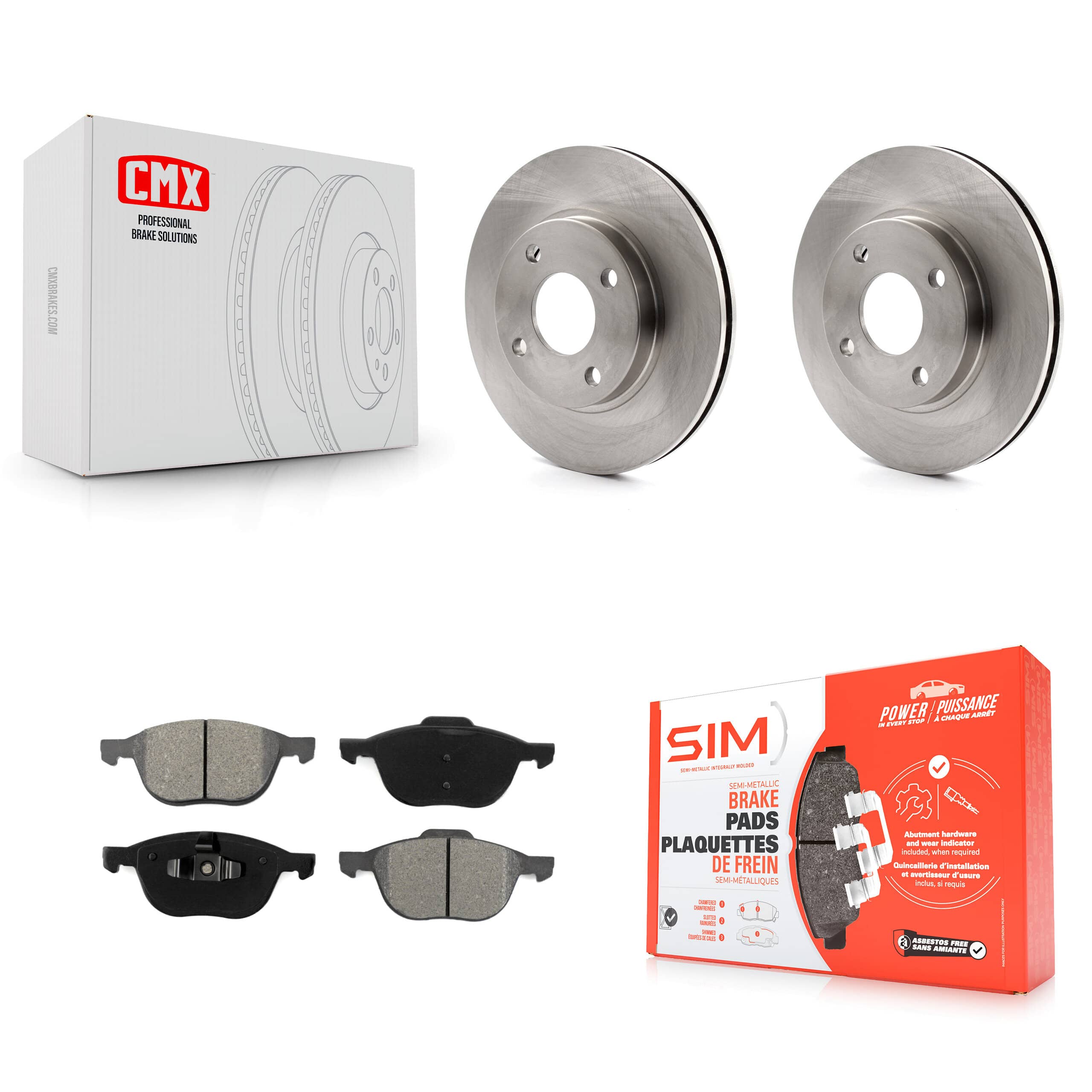 Transit Auto - K8S-100120 - Front Disc Brake Kits