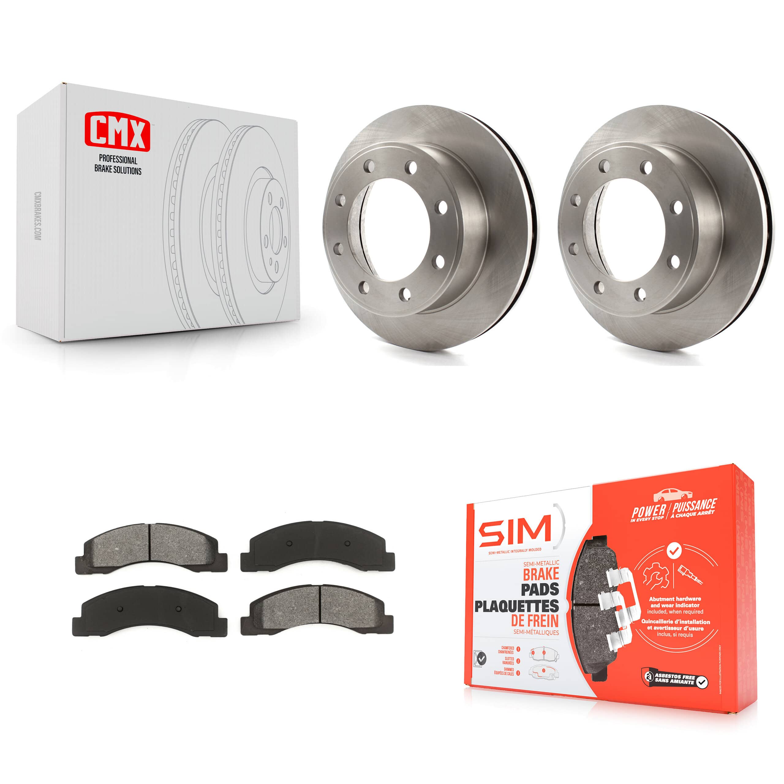 Transit Auto - K8S-100123 - Front Disc Brake Kits