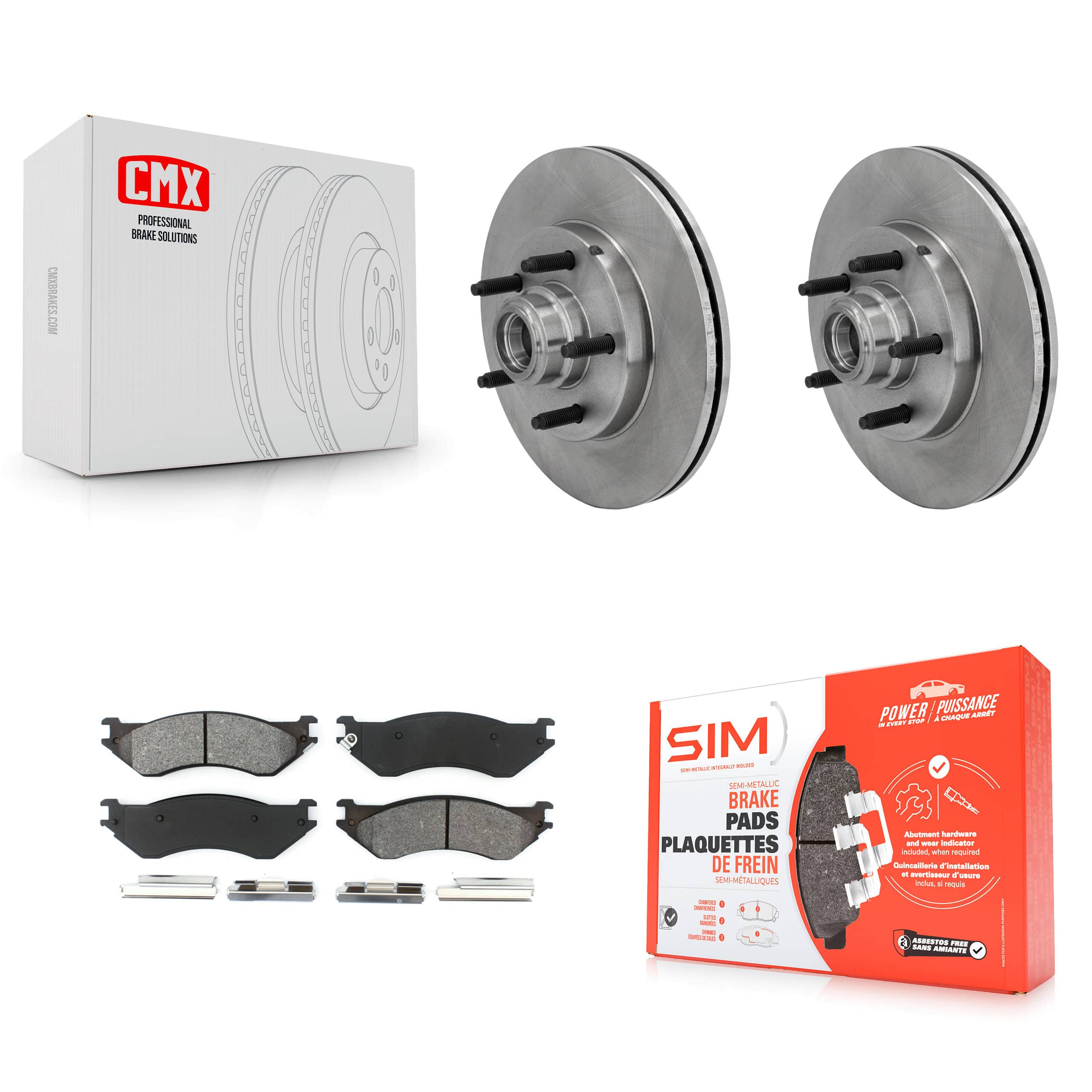 Transit Auto - K8S-100718 - Front Disc Brake Kits