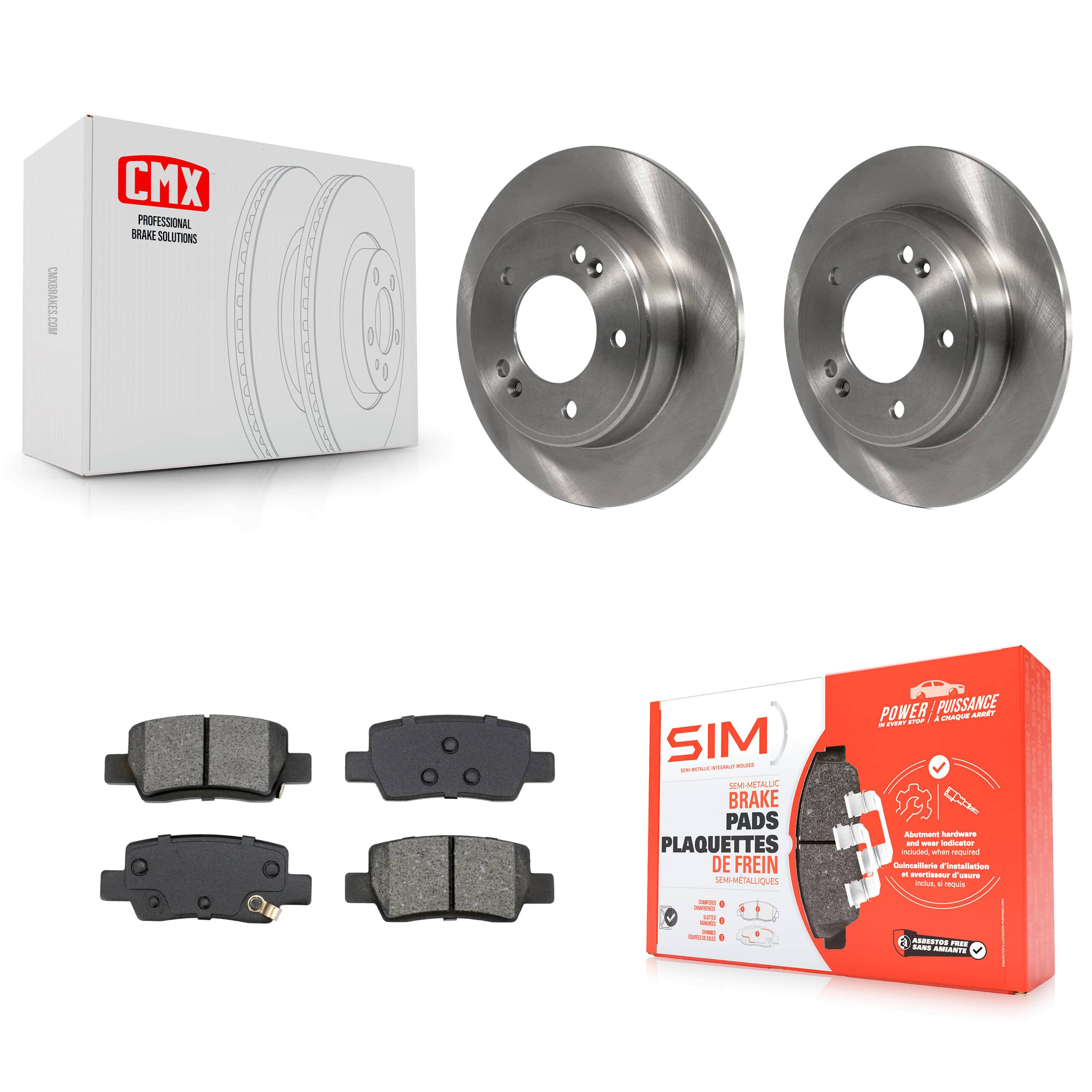 Transit Auto - K8S-105125 - Rear Disc Brake Kits