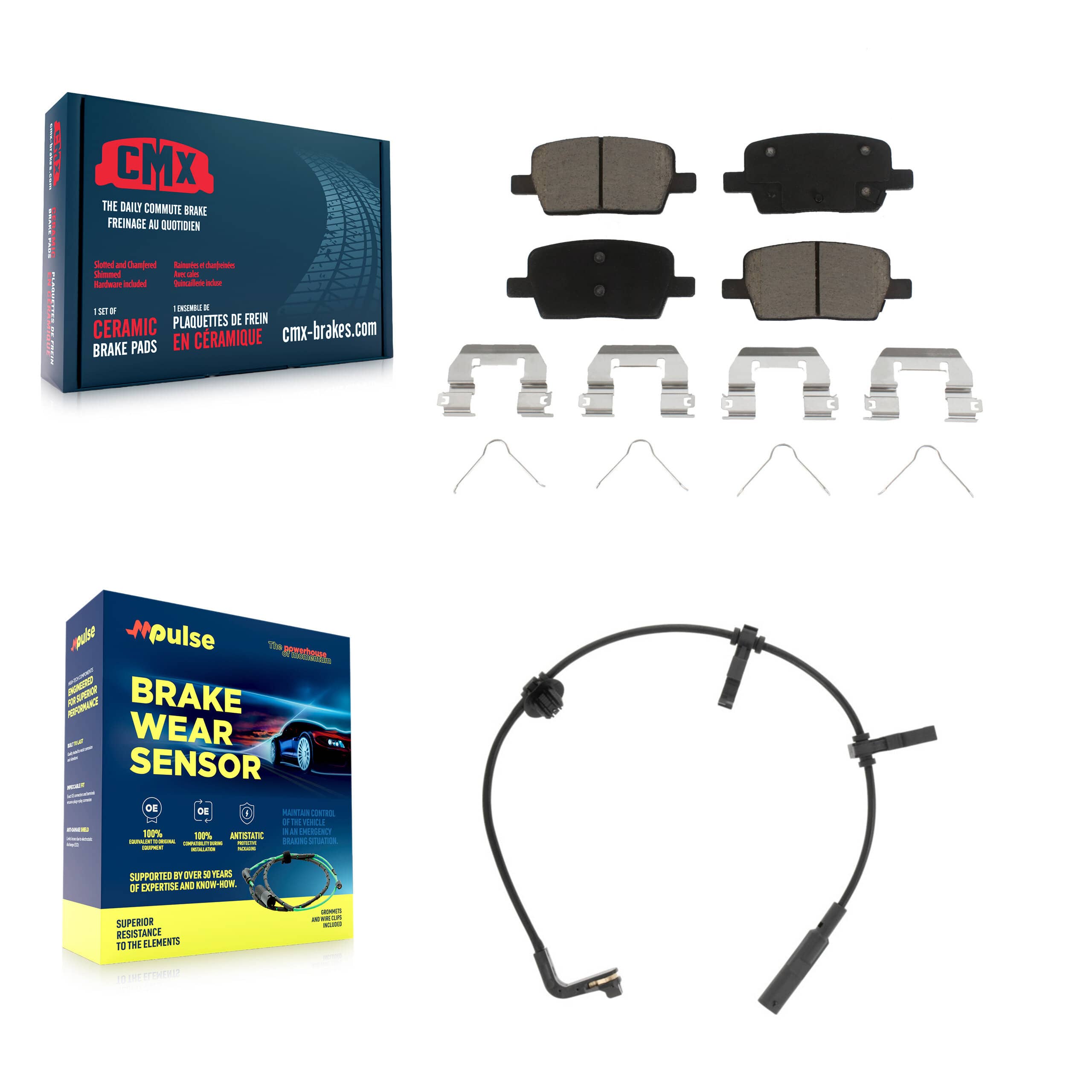 CMX - KCW-100827 - Rear Disc Brake Pad Kits