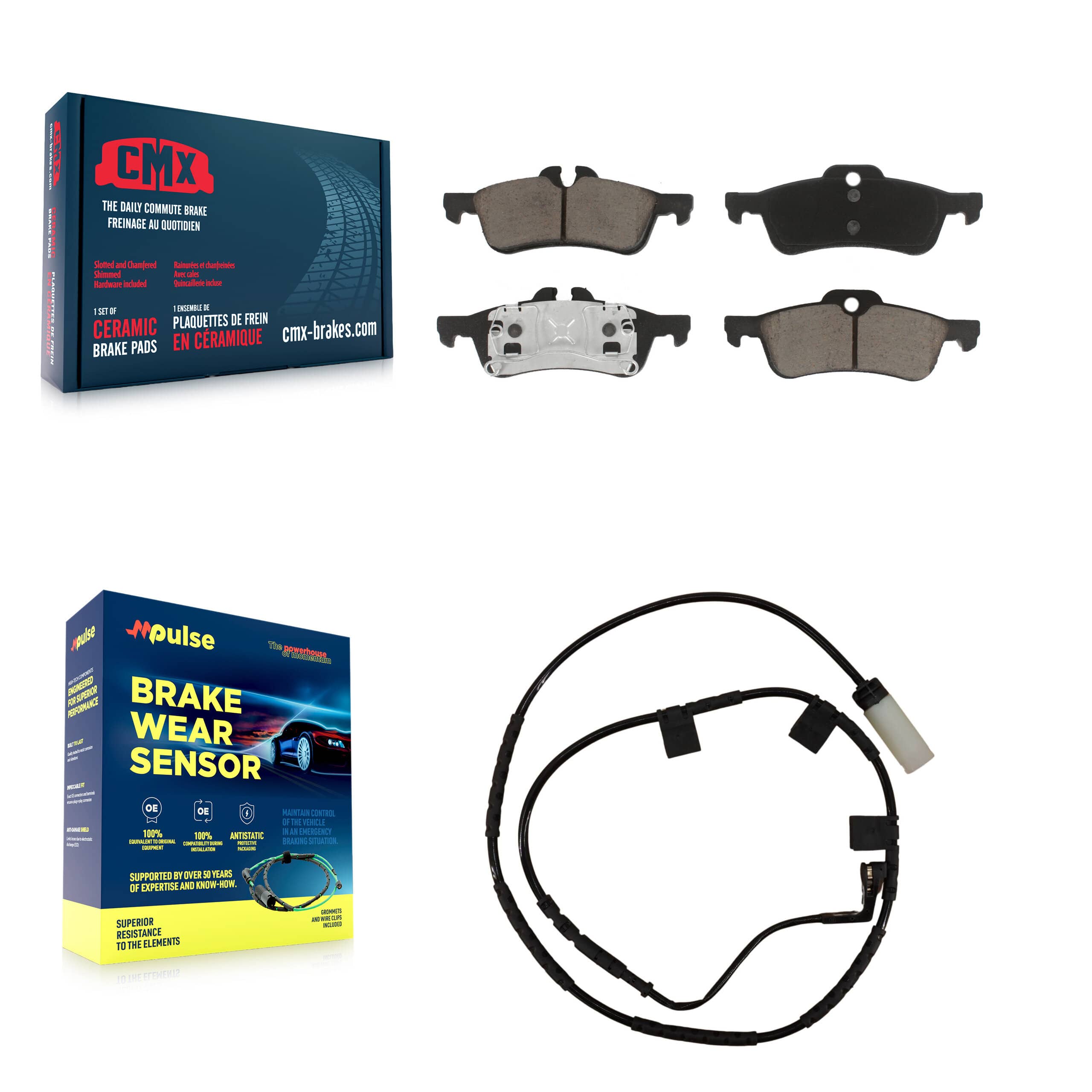 CMX - KCW-100834 - Rear Disc Brake Pad Kits