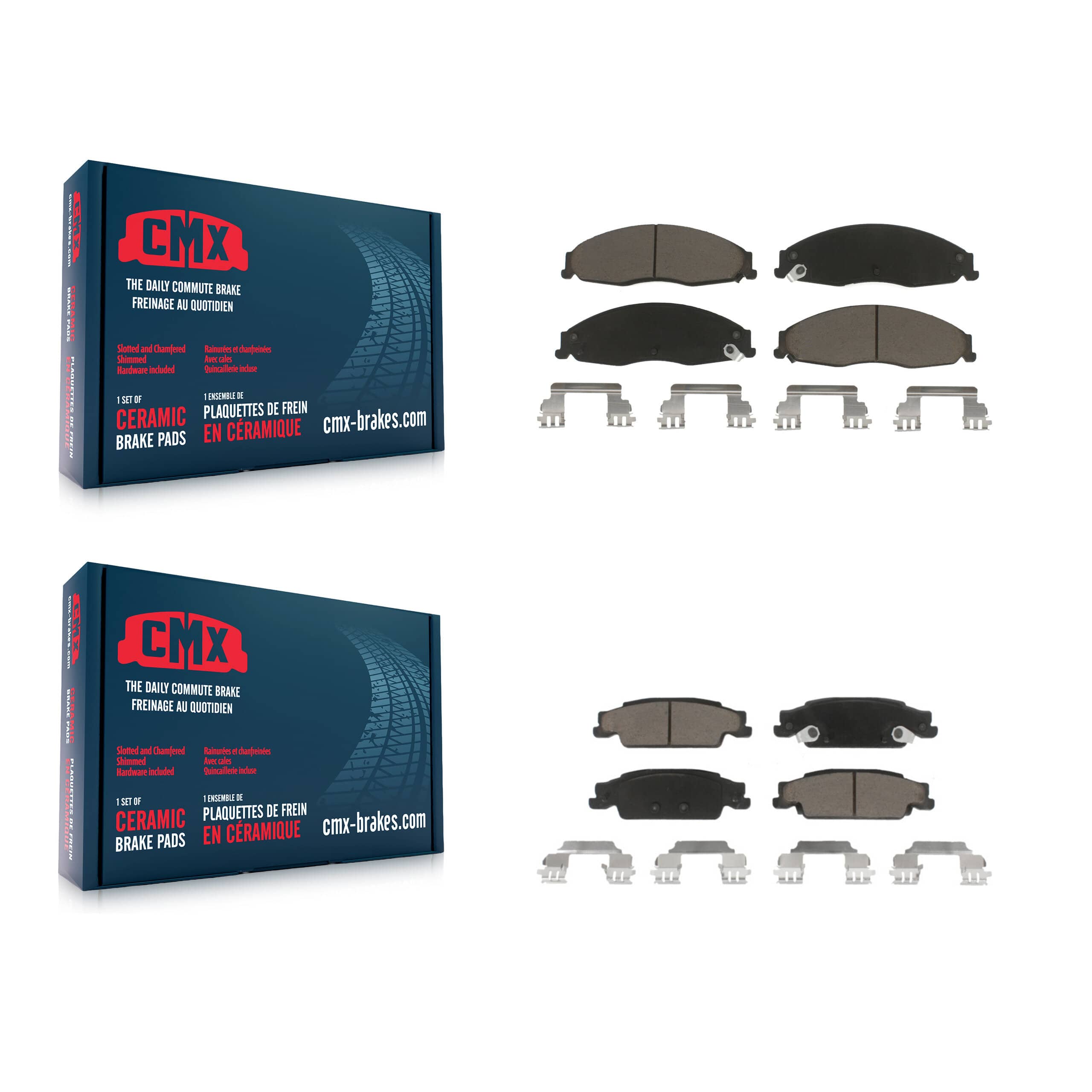 CMX - KCX-100018 - Front and Rear Disc Brake Pad Kits