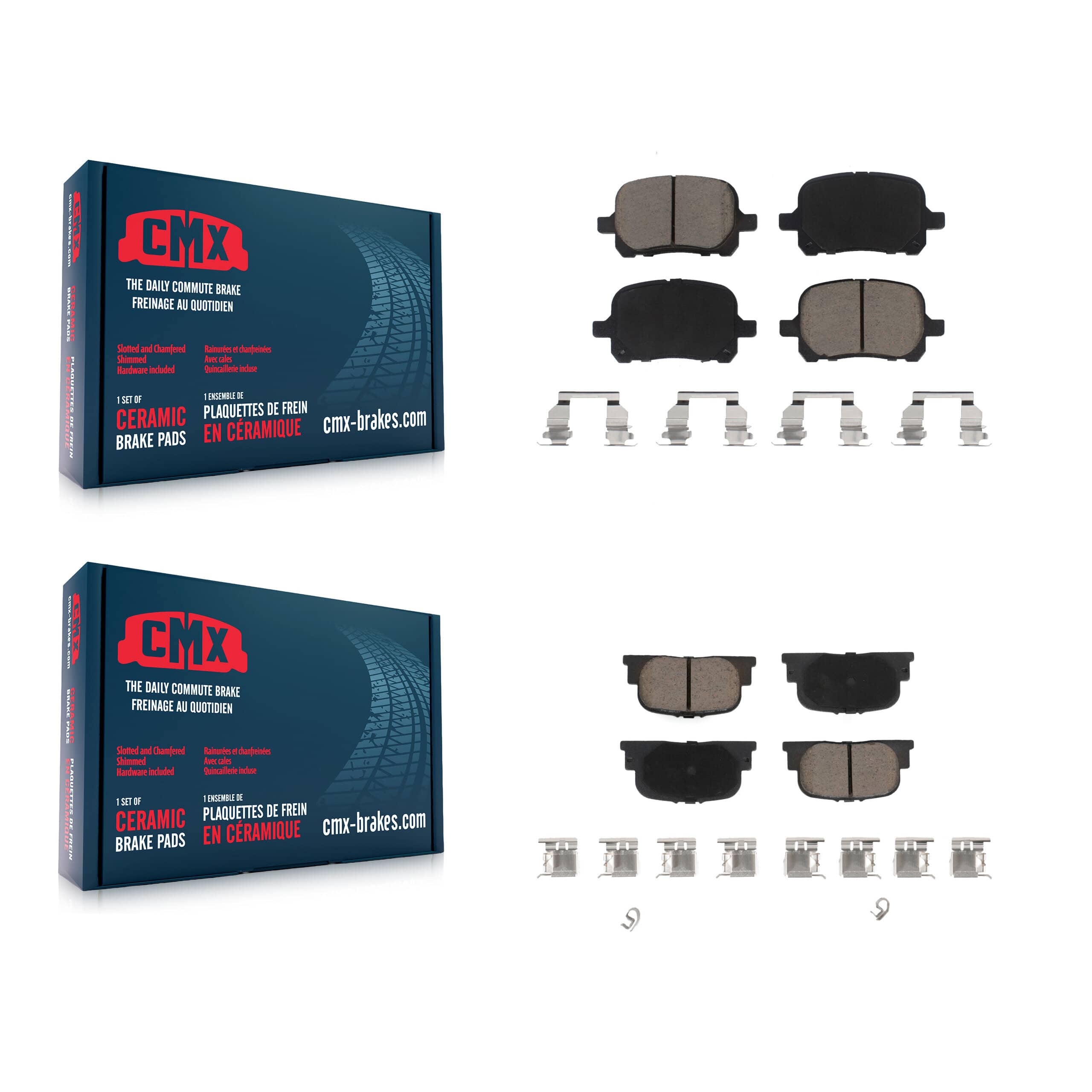CMX - KCX-100023 - Front and Rear Disc Brake Pad Kits