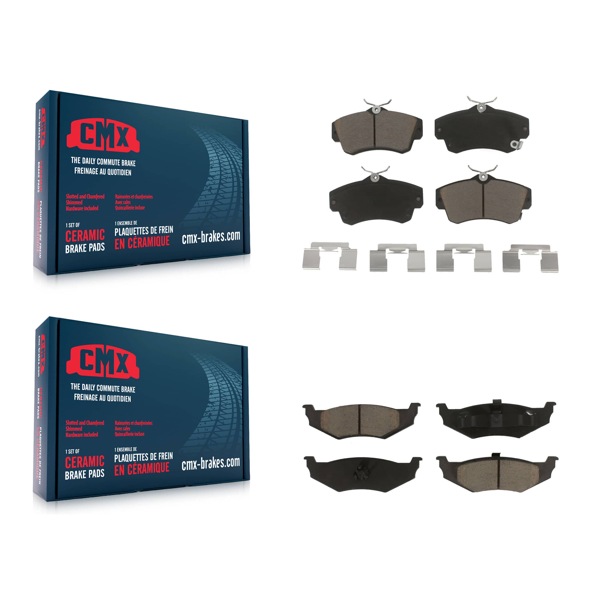 CMX - KCX-100025 - Front and Rear Disc Brake Pad Kits