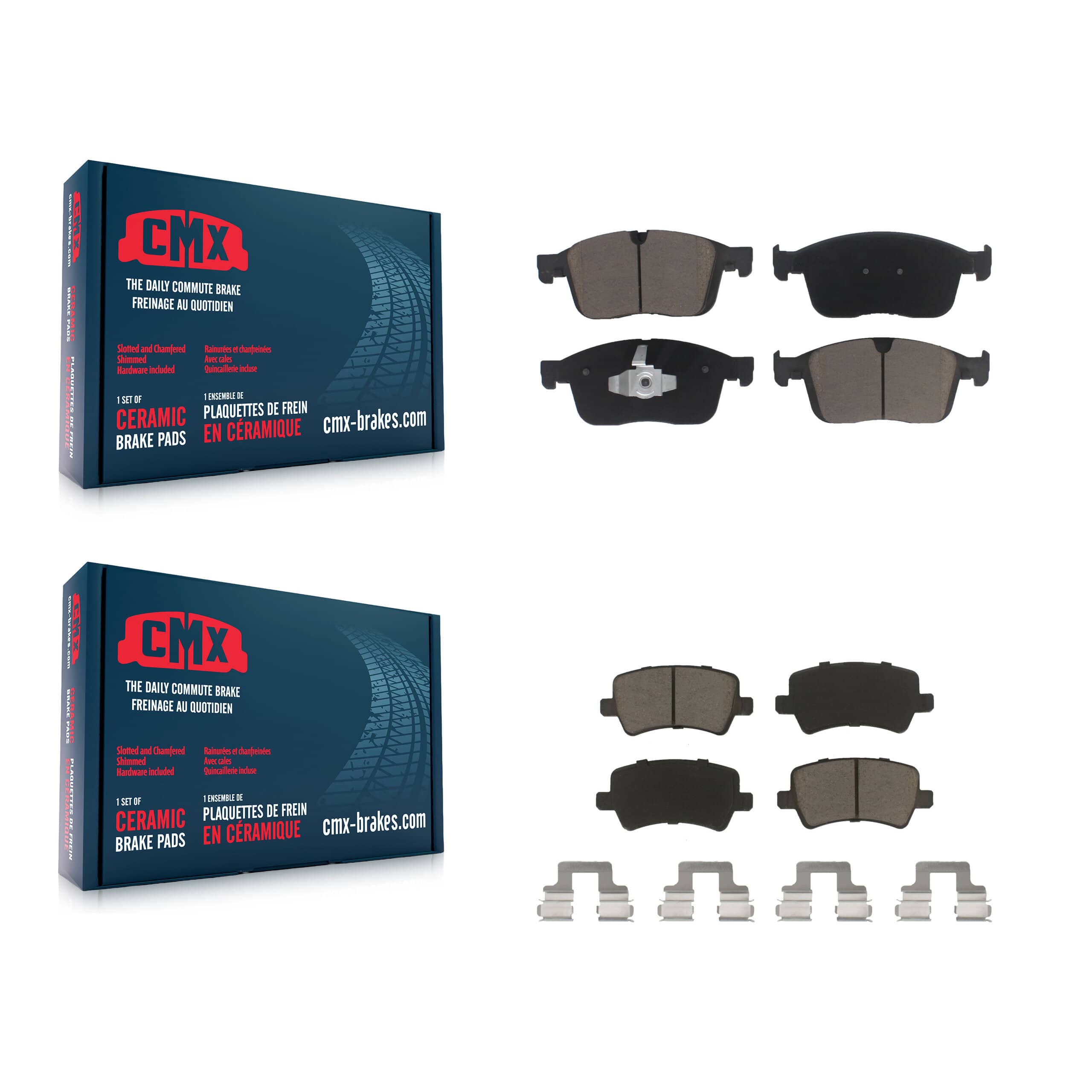 CMX - KCX-100027 - Front and Rear Disc Brake Pad Kits