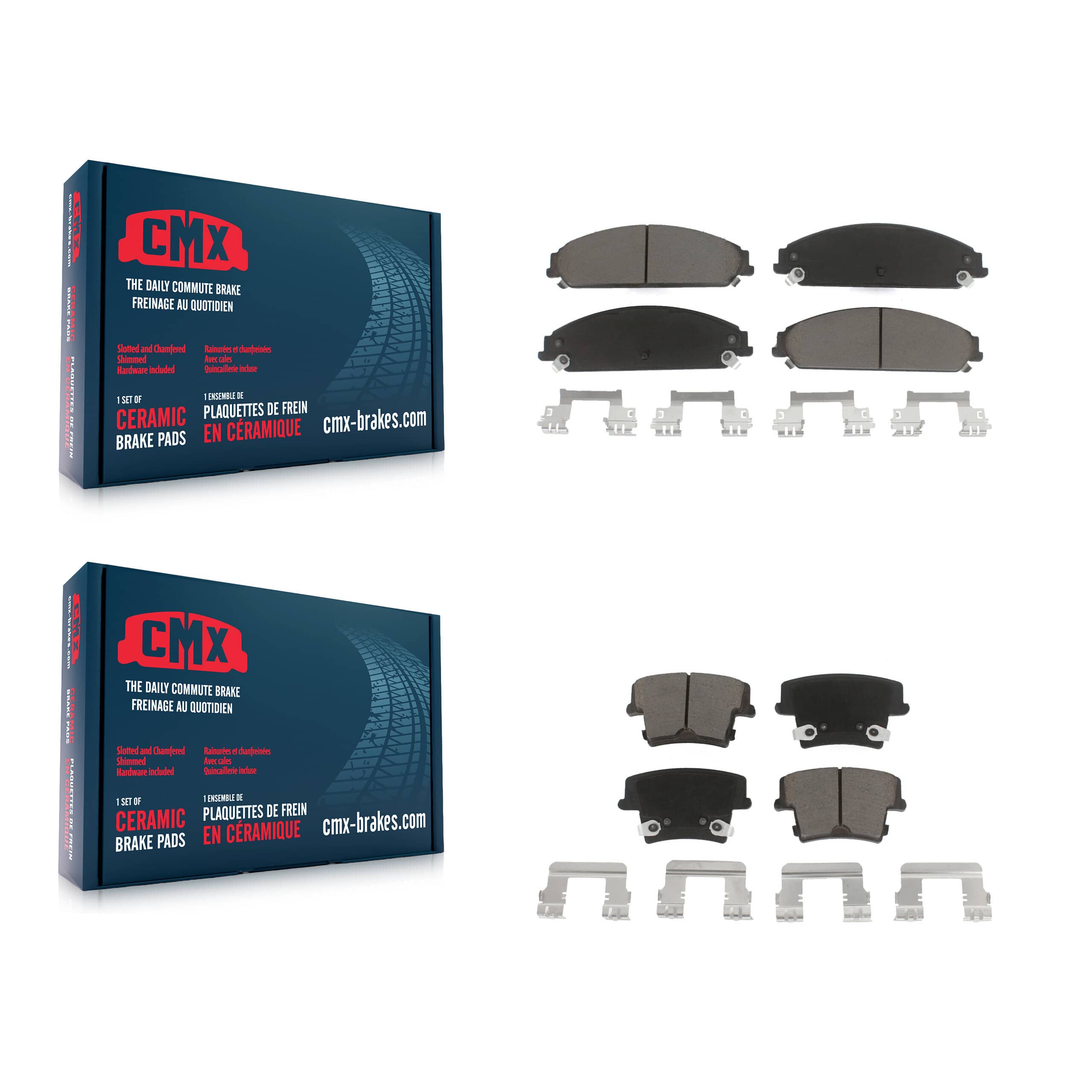 CMX - KCX-100030 - Front and Rear Disc Brake Pad Kits