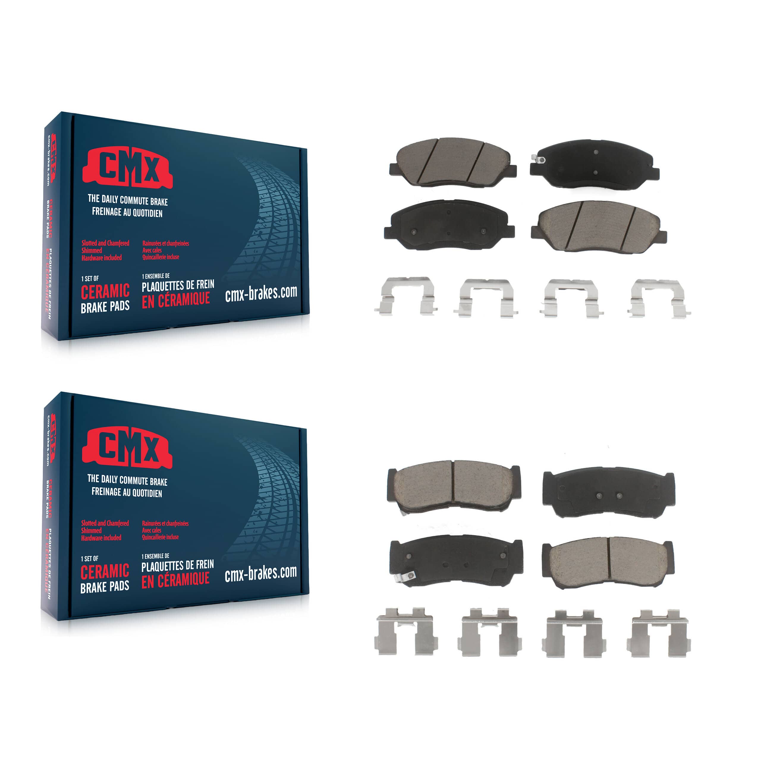 CMX - KCX-100036 - Front and Rear Disc Brake Pad Kits