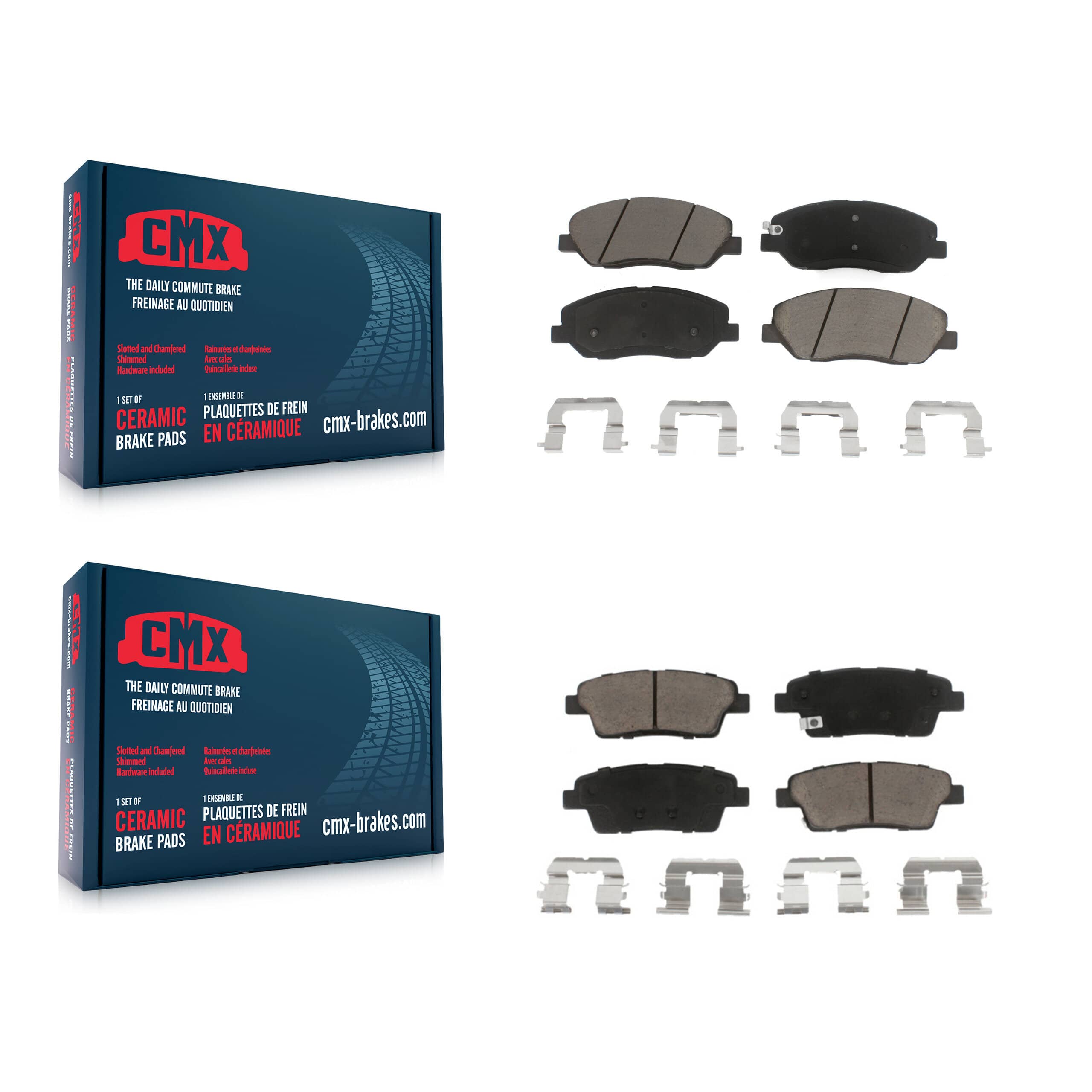CMX - KCX-100037 - Front and Rear Disc Brake Pad Kits