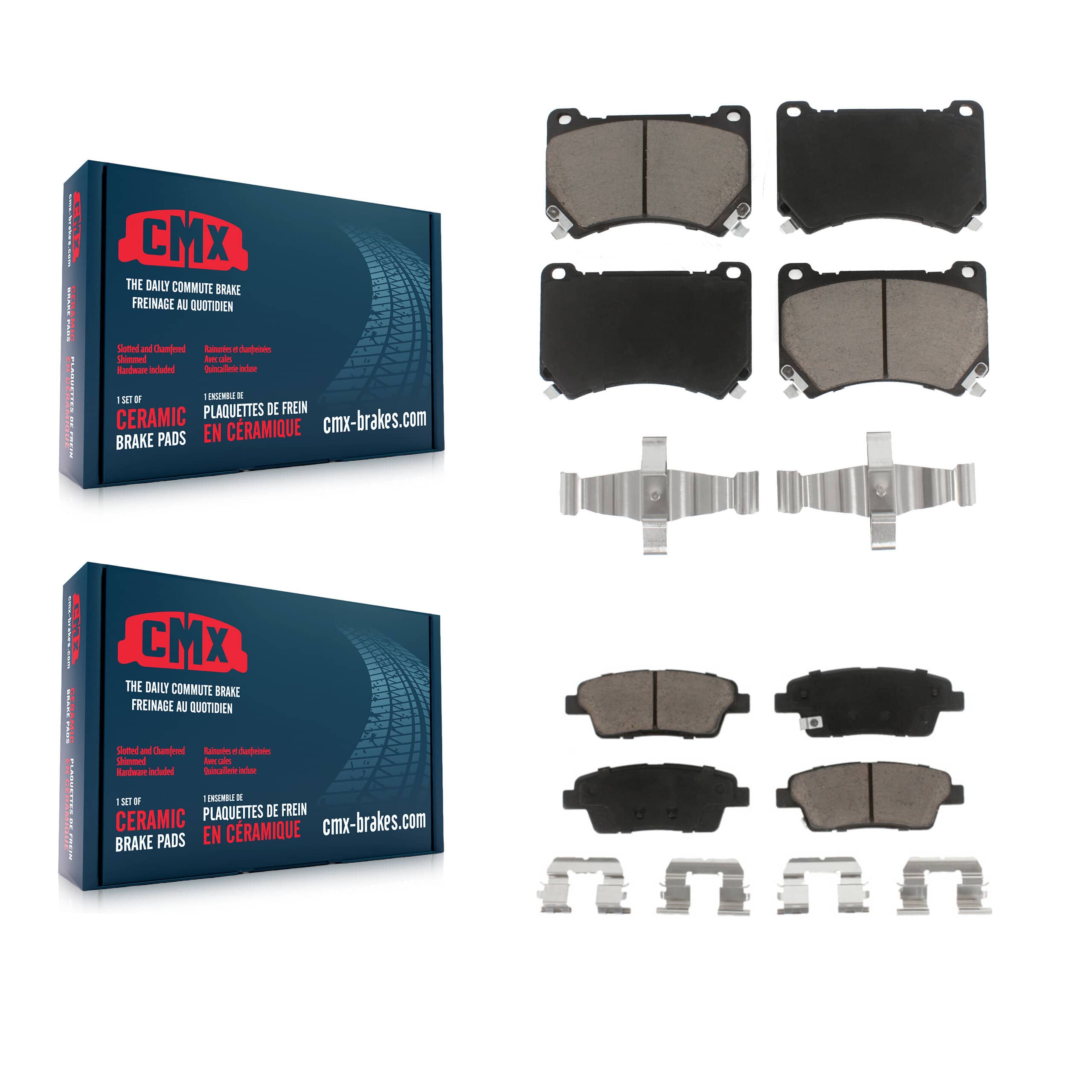 CMX - KCX-100038 - Front and Rear Disc Brake Pad Kits