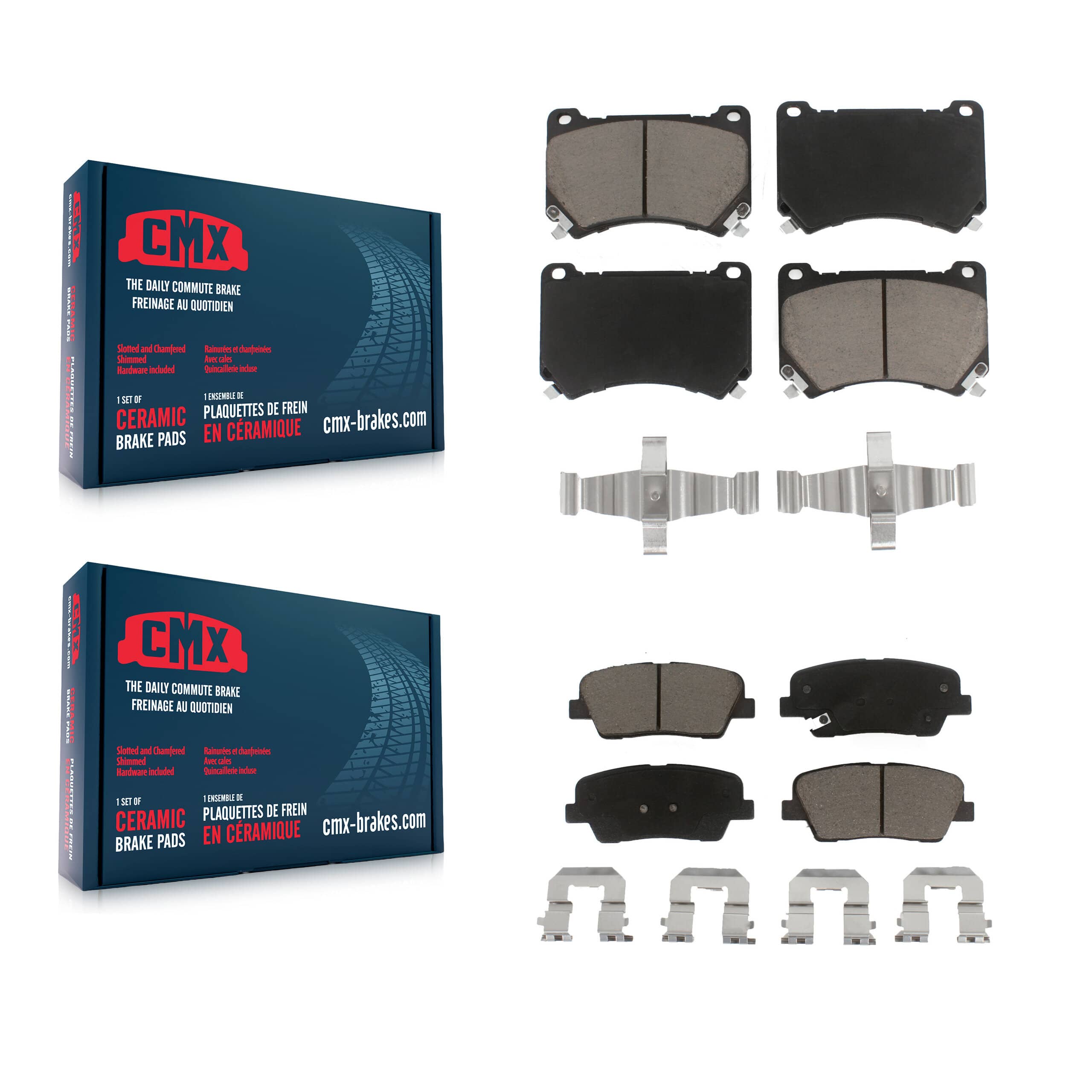 CMX - KCX-100040 - Front and Rear Disc Brake Pad Kits
