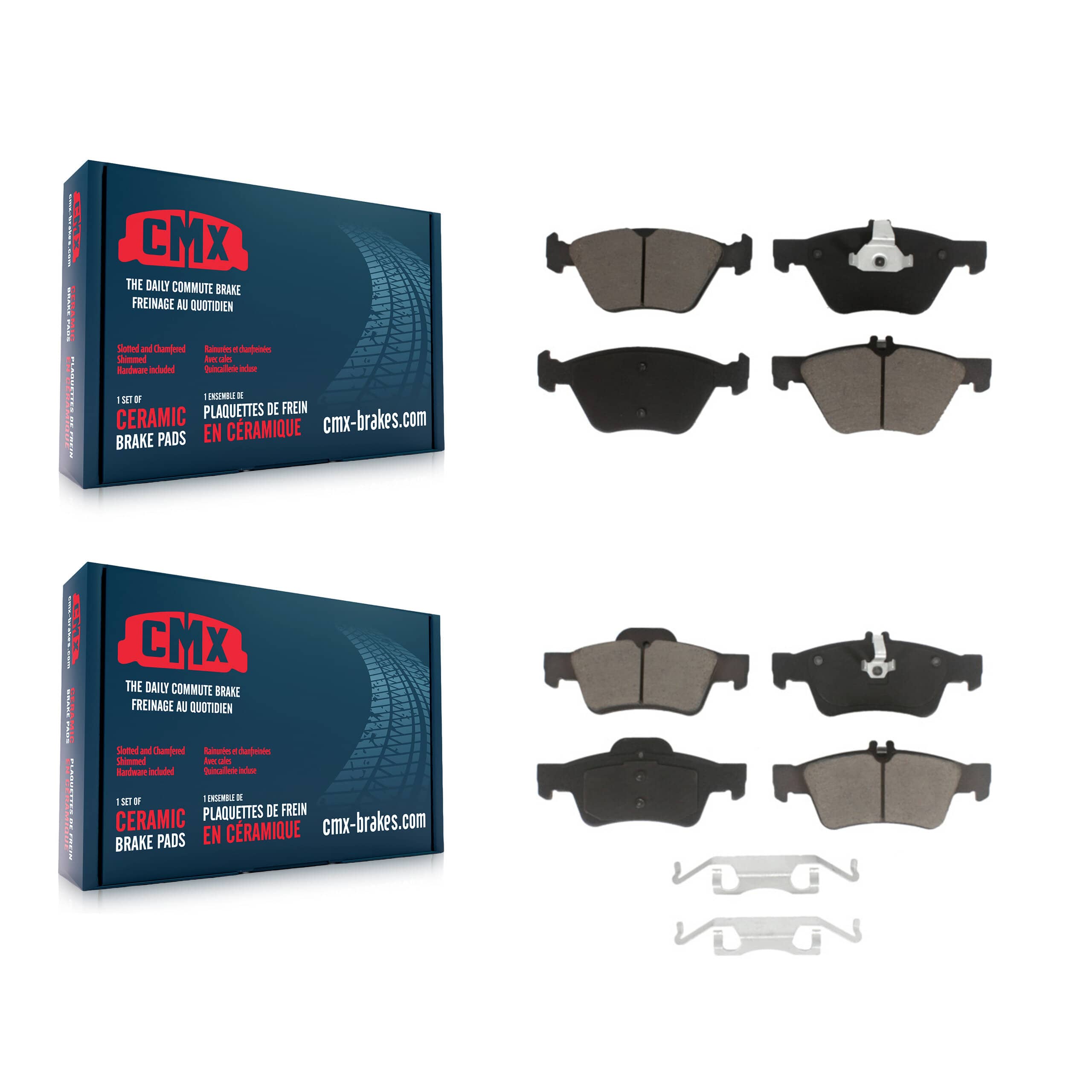 CMX - KCX-100050 - Front and Rear Disc Brake Pad Kits