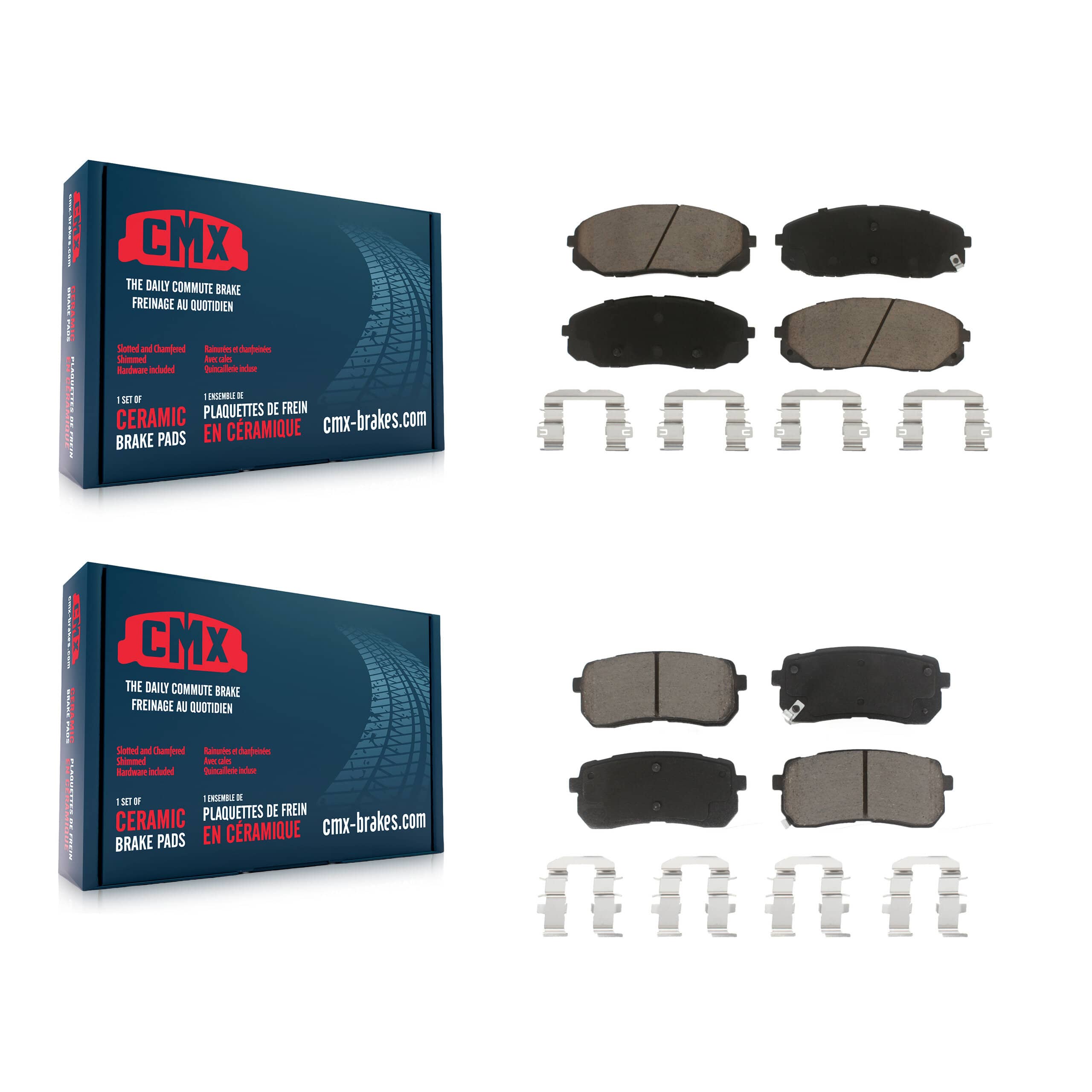 CMX - KCX-100055 - Front and Rear Disc Brake Pad Kits