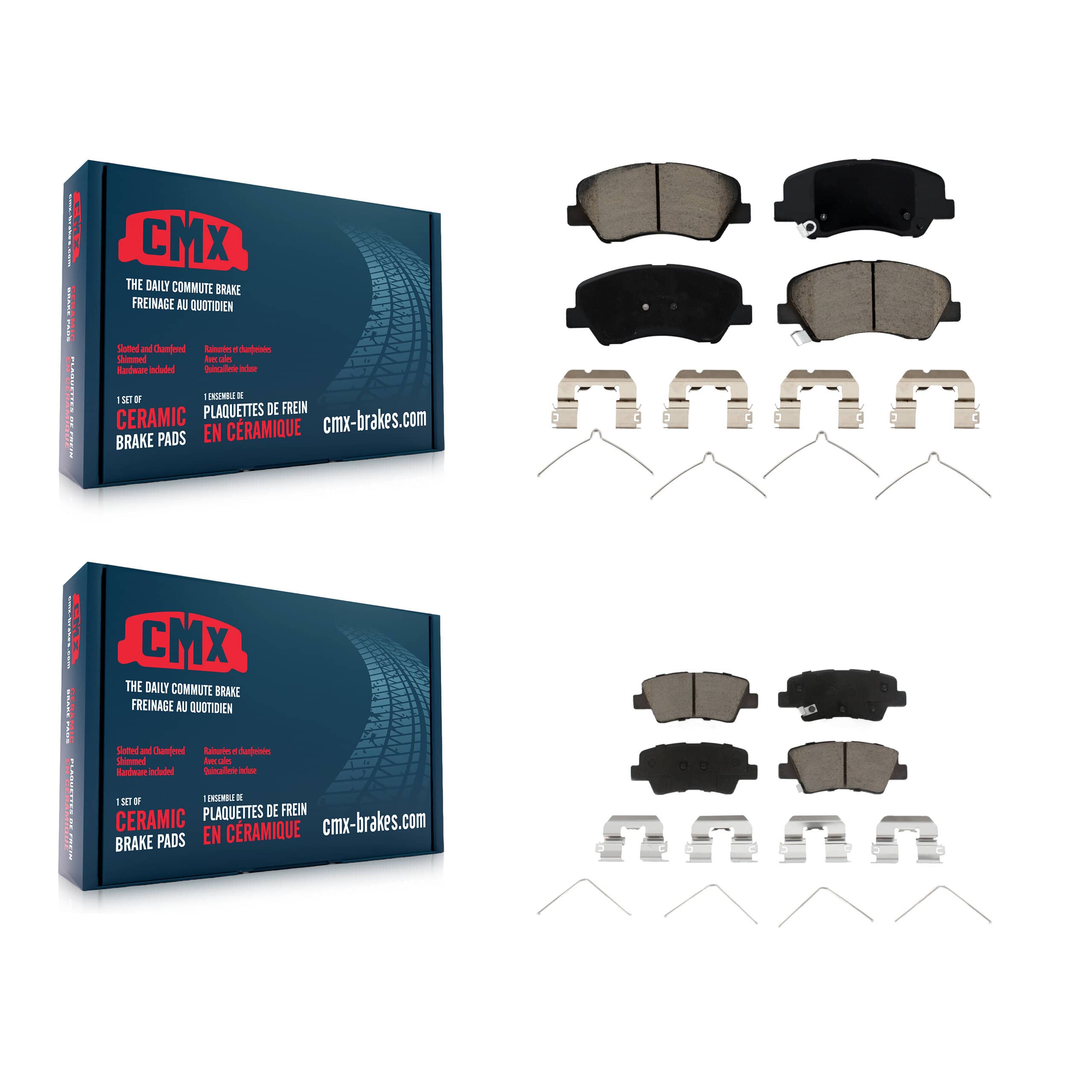 CMX - KCX-100061 - Front and Rear Disc Brake Pad Kits