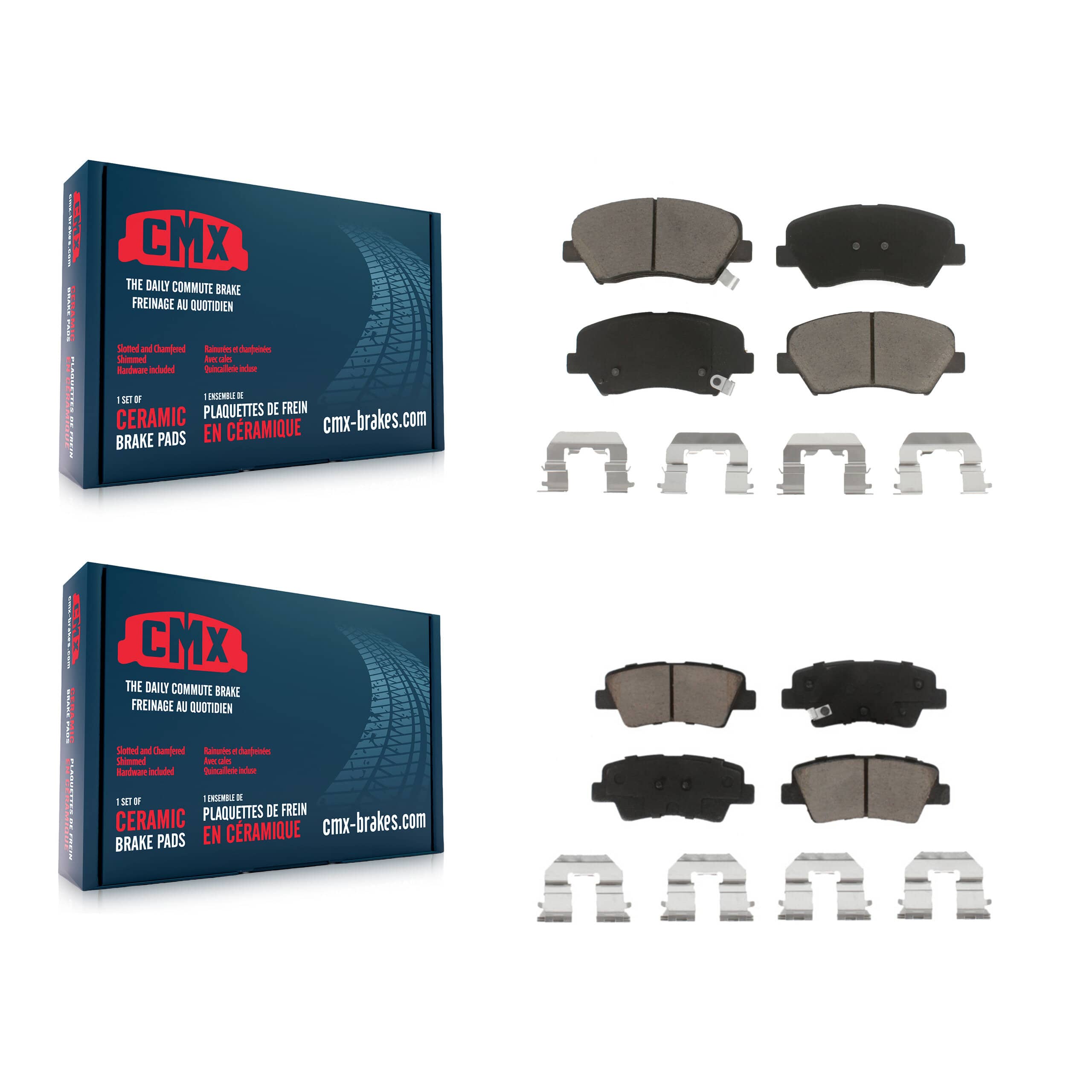 CMX - KCX-100062 - Front and Rear Disc Brake Pad Kits