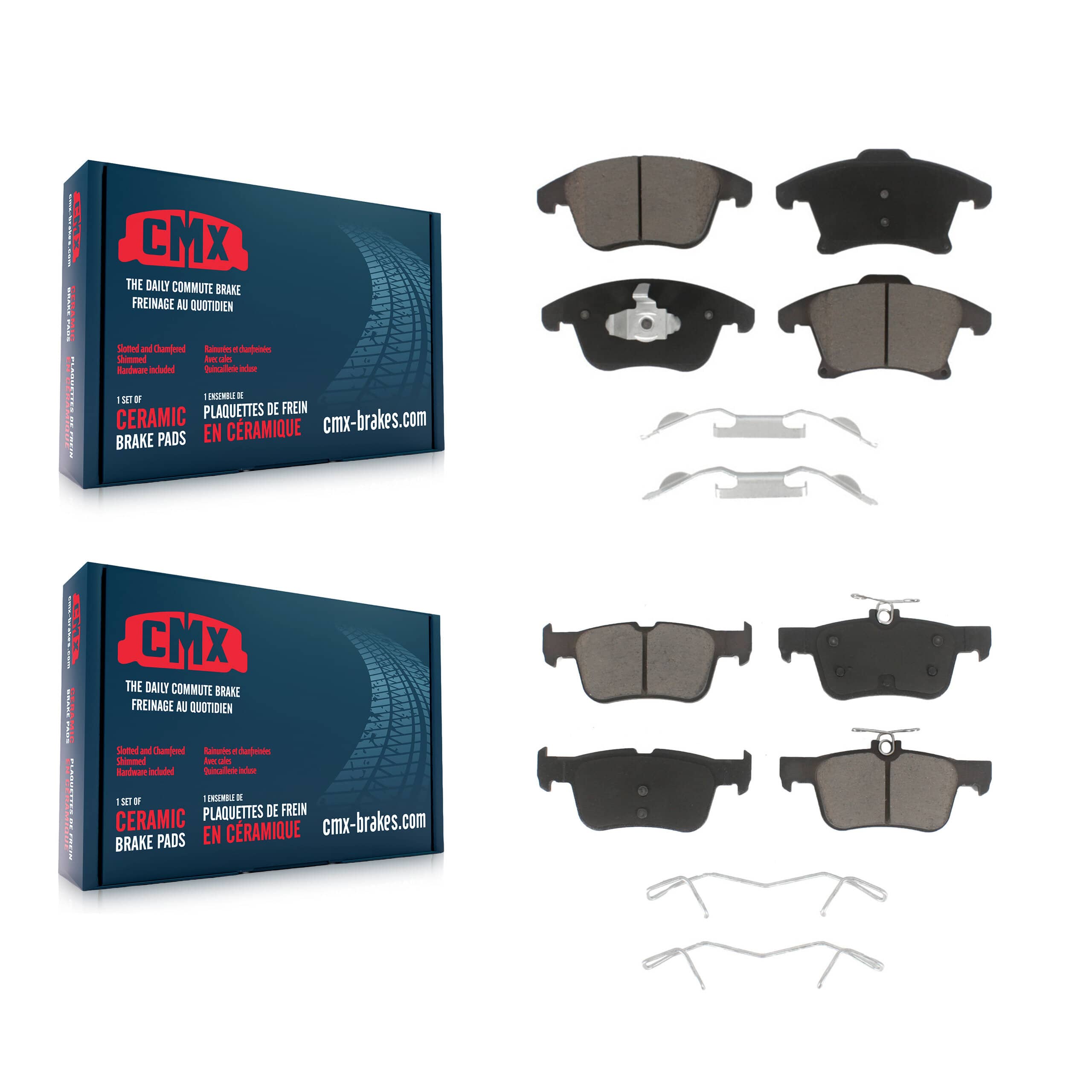 CMX - KCX-100068 - Front and Rear Disc Brake Pad Kits